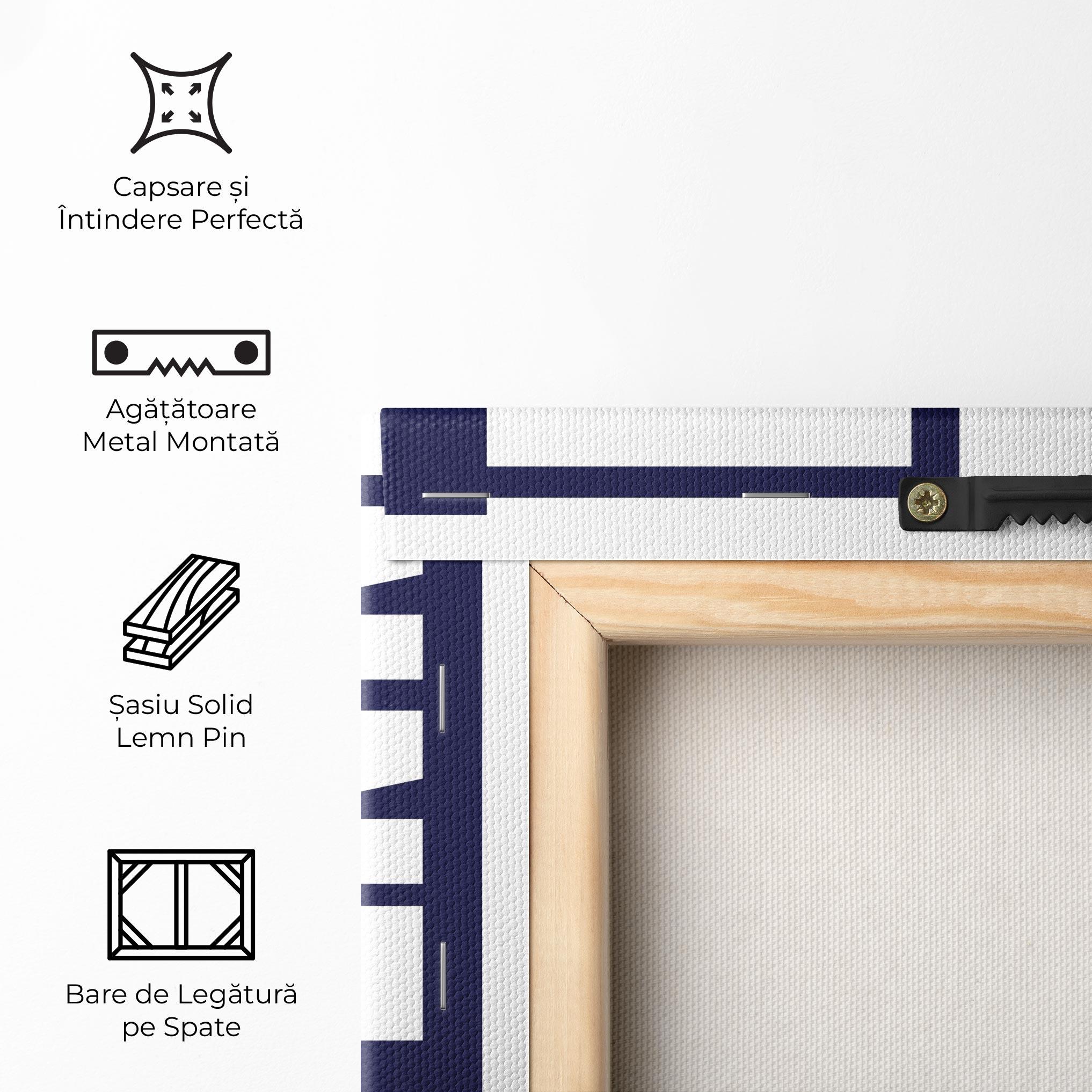 Tablou Canvas Orange Tennis Player mockup 5