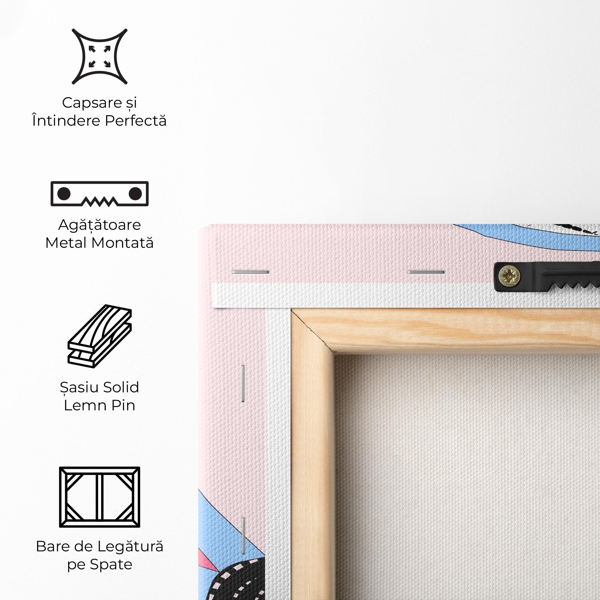 Tablou Canvas Pink Tennis mockup 5