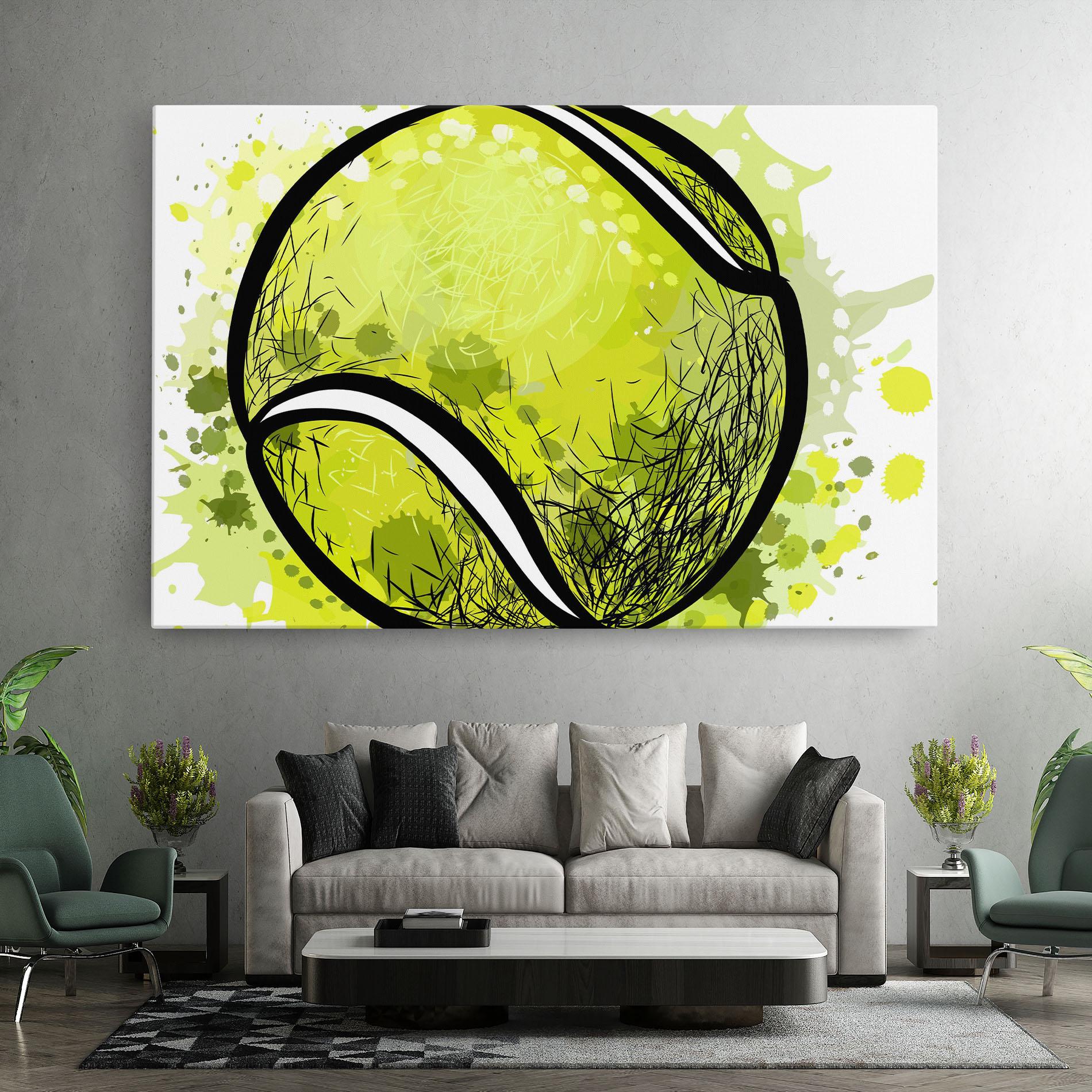 Tablou Canvas Big Tennis Ball mockup 7