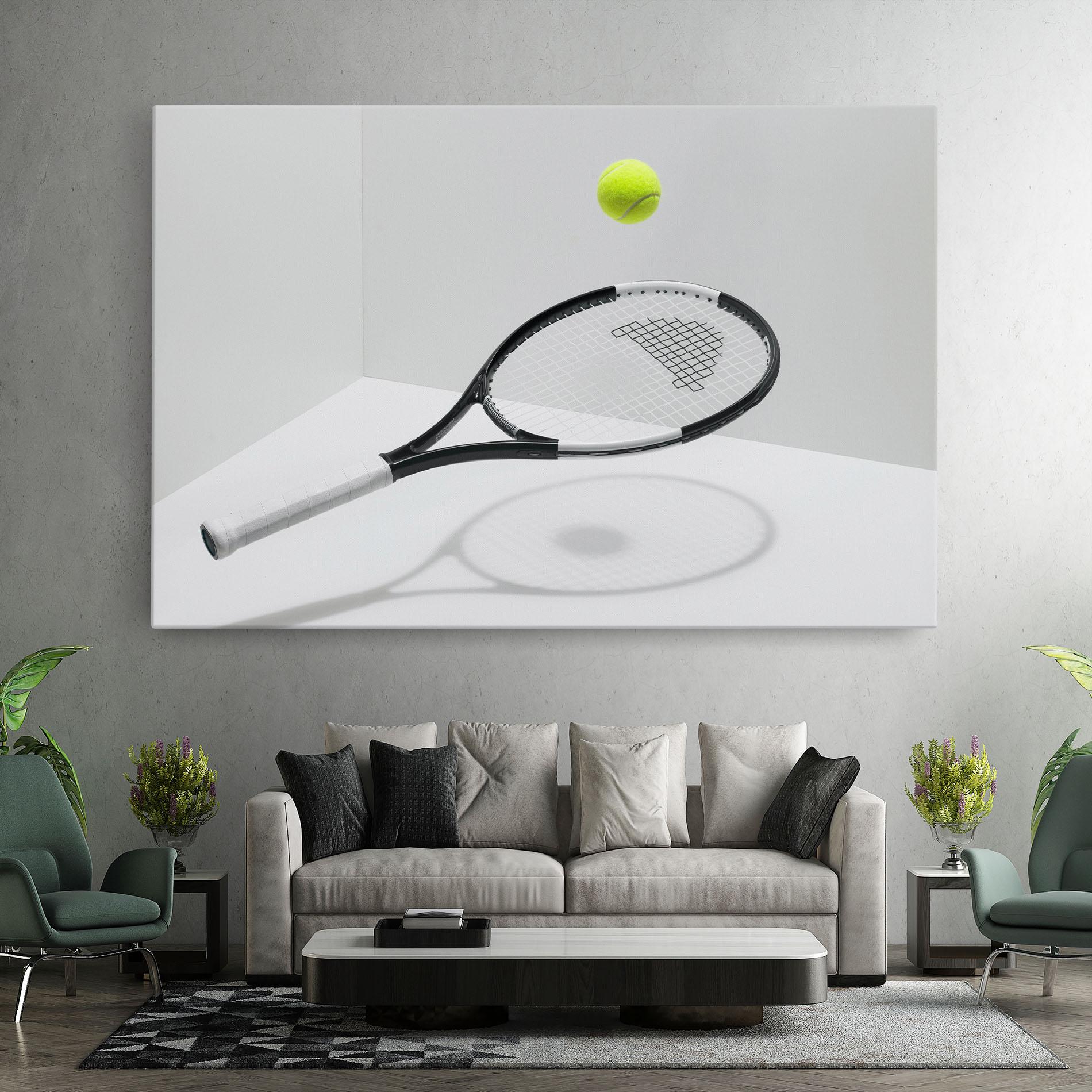 Tablou Canvas Floating Tennis Racket mockup 7