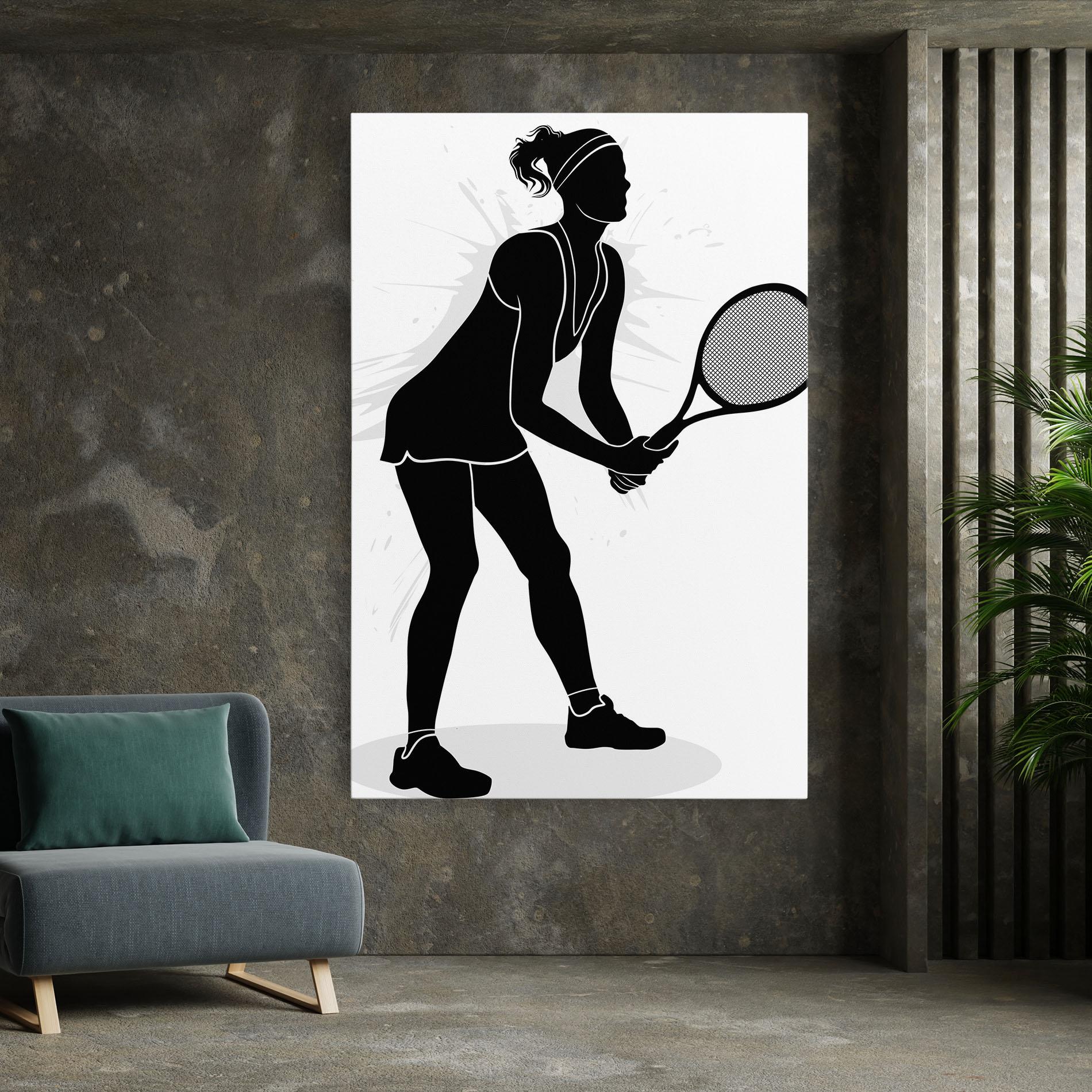 Tablou Canvas Female Tennis Player mockup 7