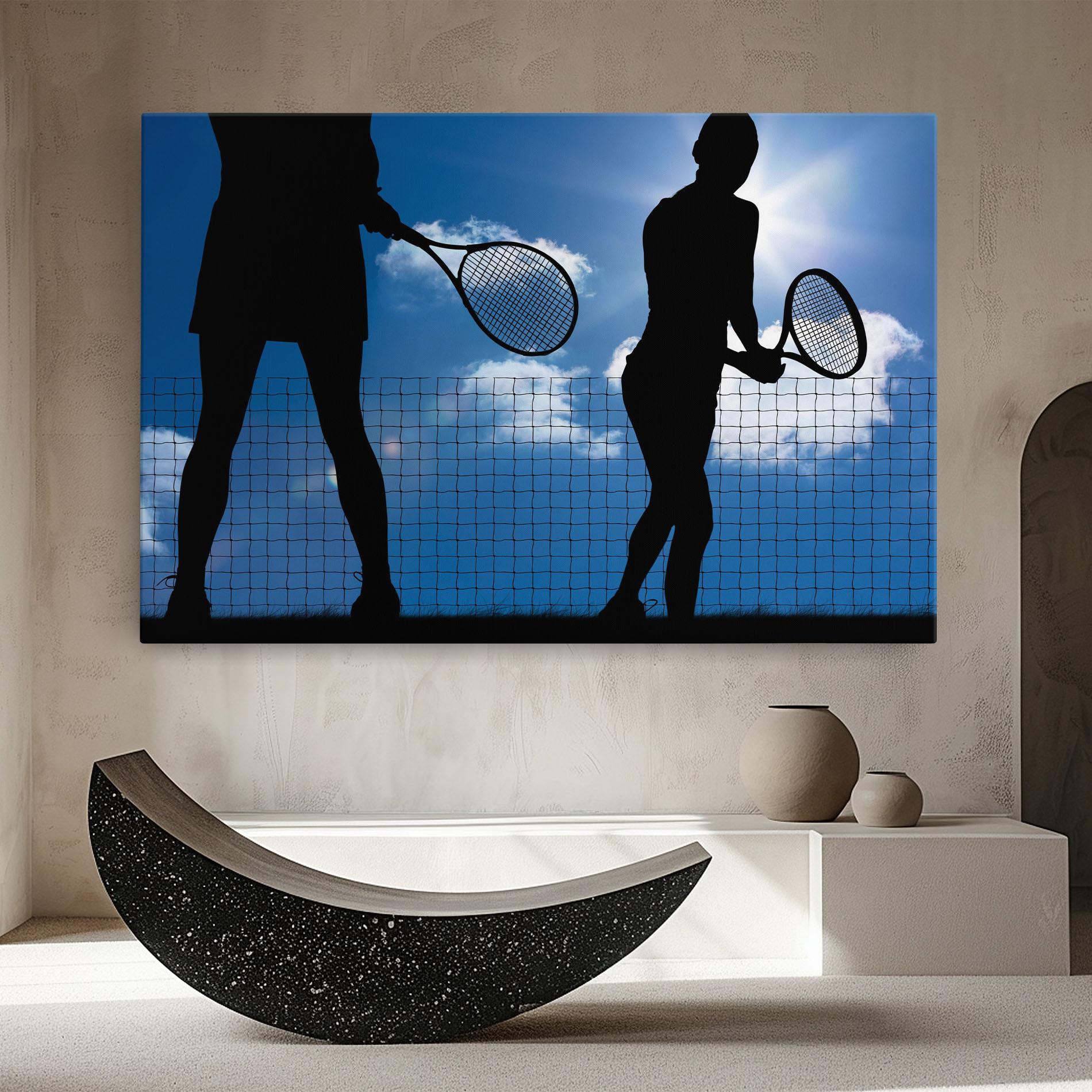 Tablou Canvas Blue Sky Tennis mockup 8