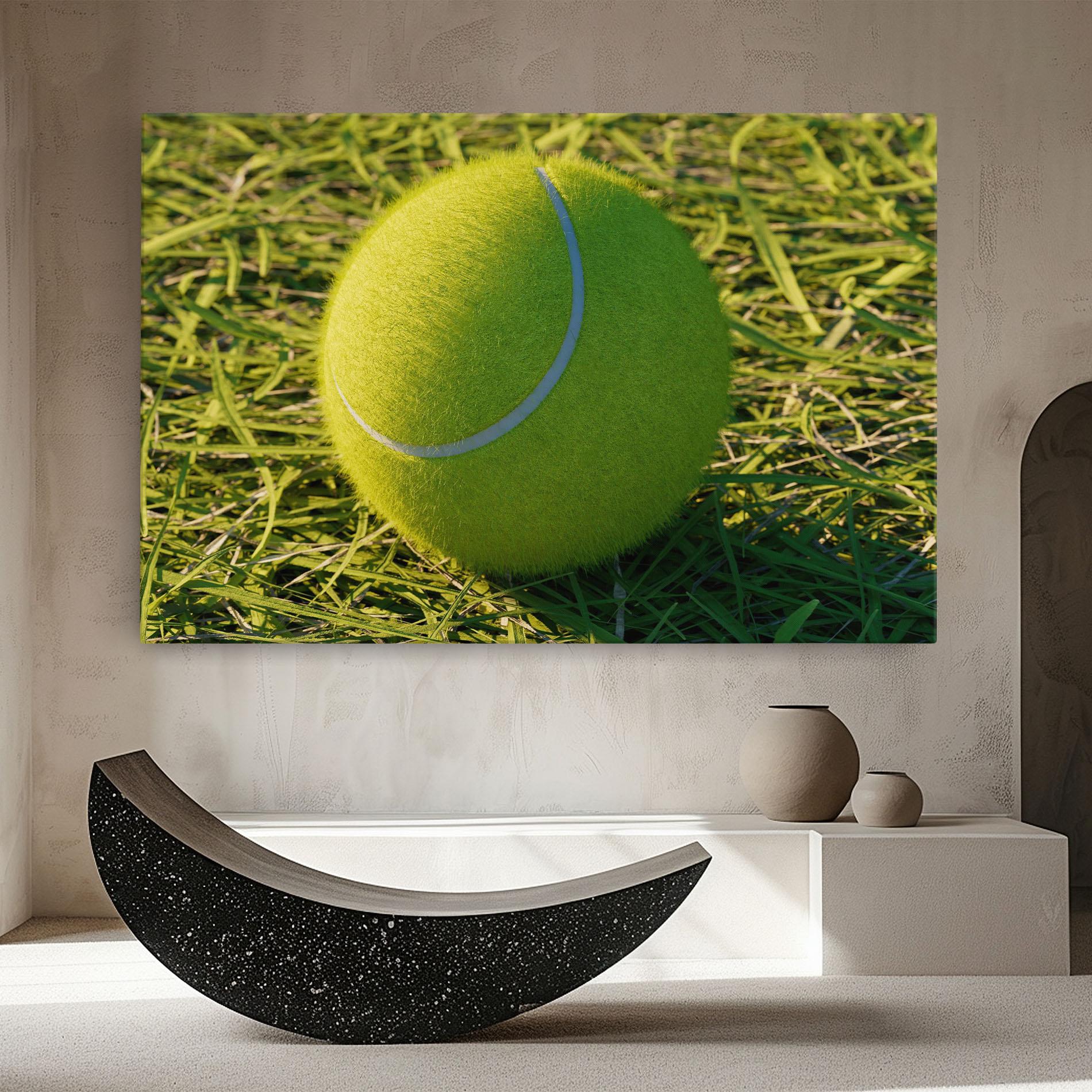 Tablou Canvas Green Tennis Ball mockup 8
