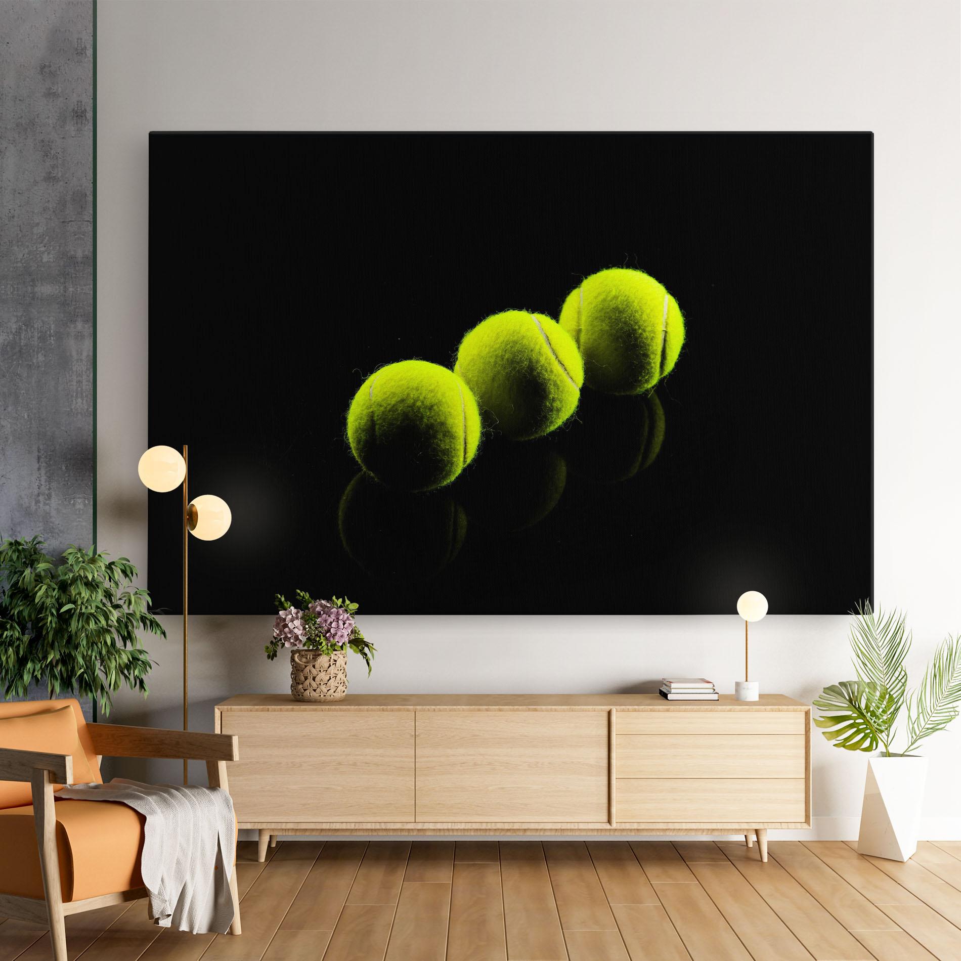Tablou Canvas 3 Tennis Balls mockup 9