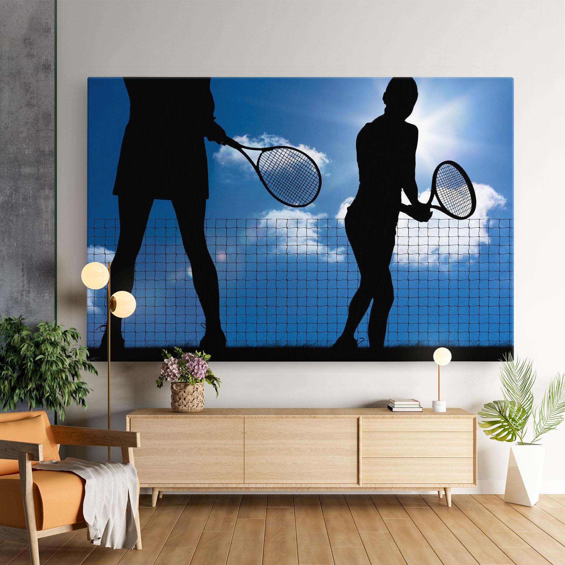 Tablou Canvas Blue Sky Tennis mockup 9