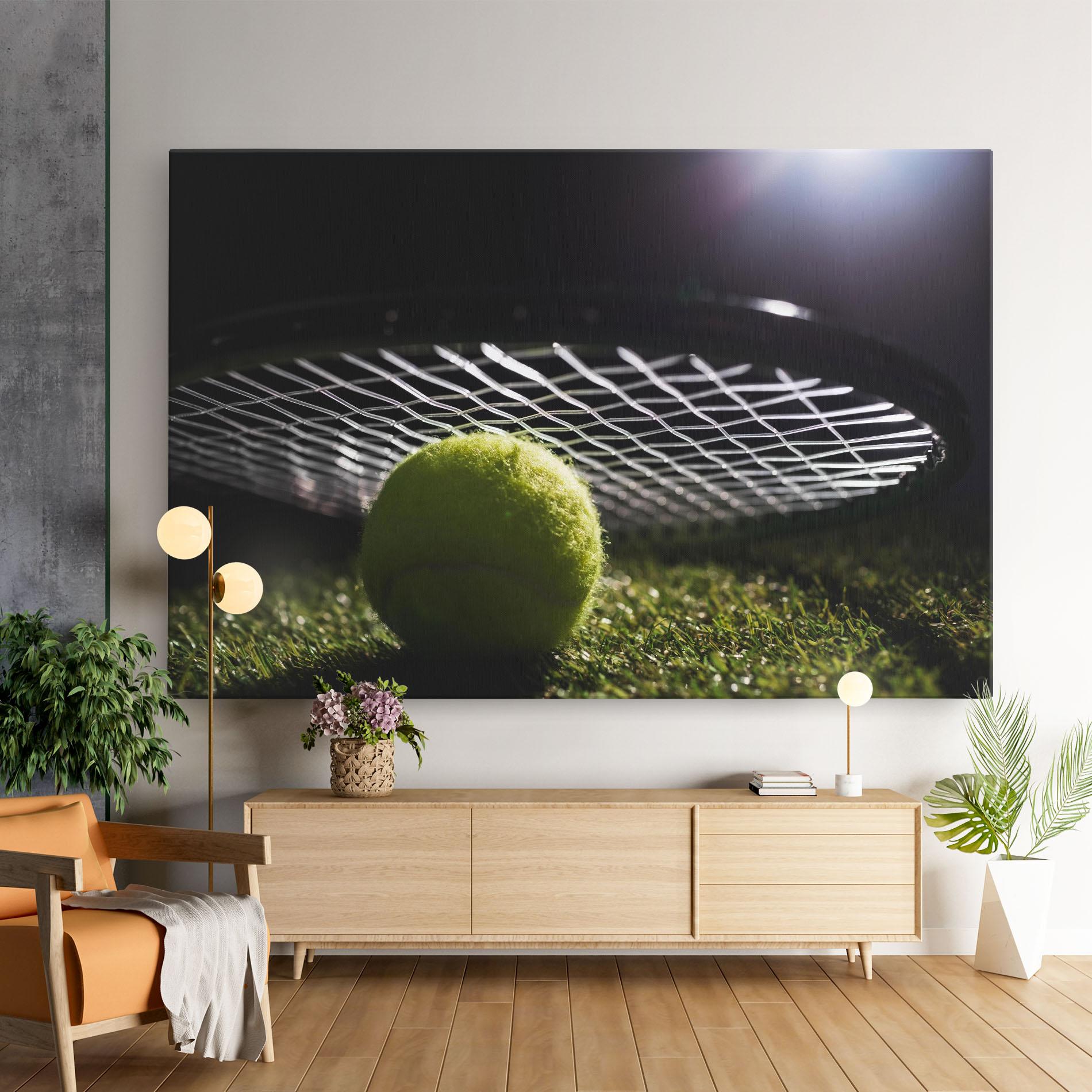 Tablou Canvas Close Up Tennis Ball mockup 9