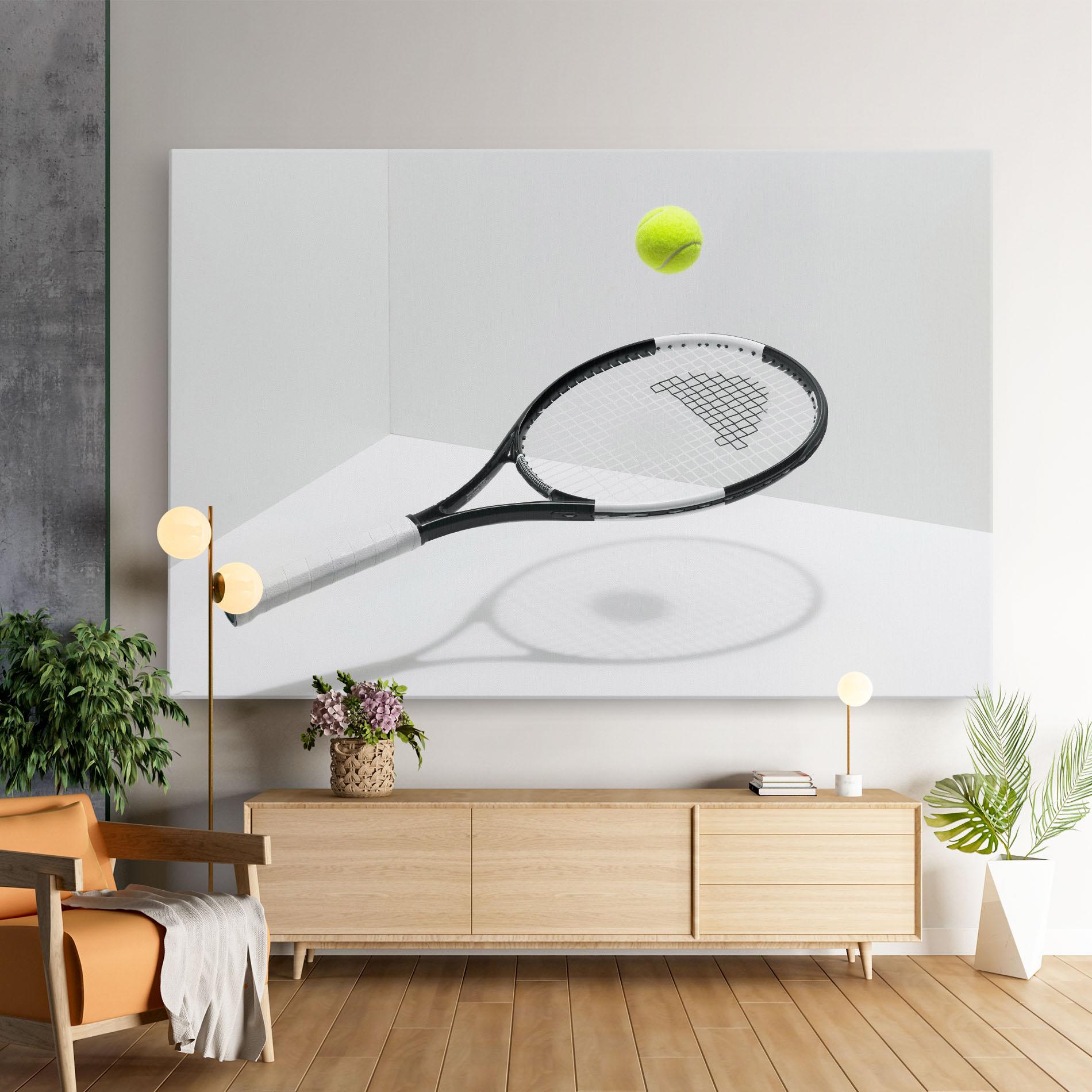 Tablou Canvas Floating Tennis Racket mockup 9