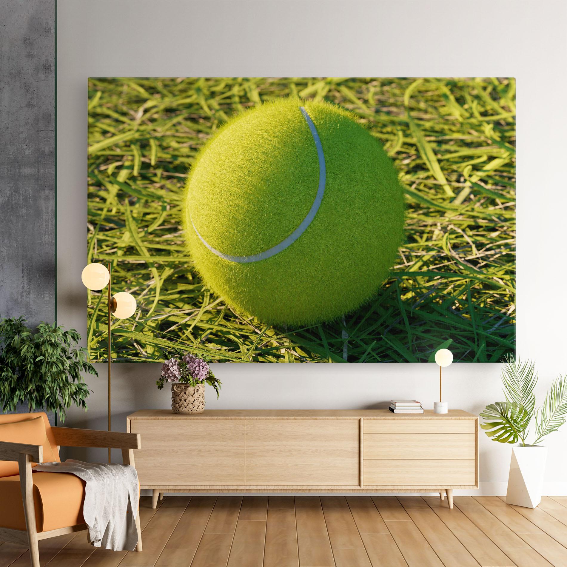 Tablou Canvas Green Tennis Ball mockup 9
