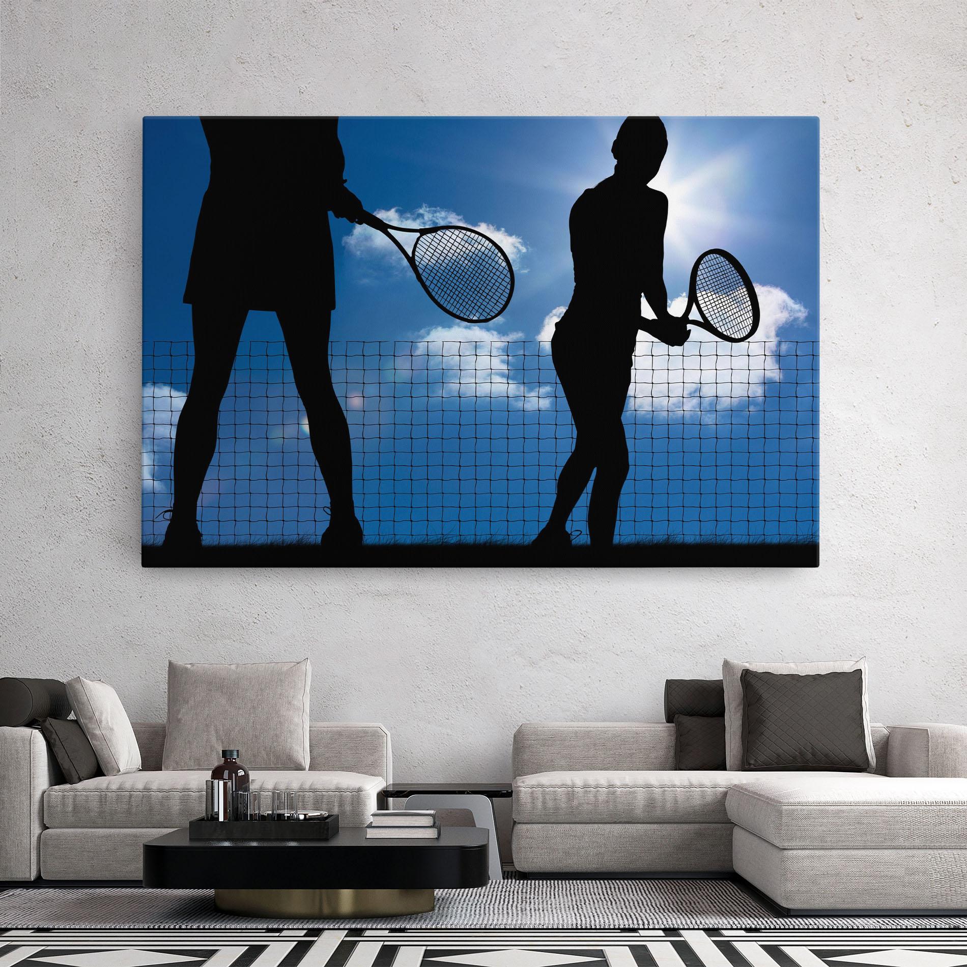 Tablou Canvas Blue Sky Tennis mockup 2