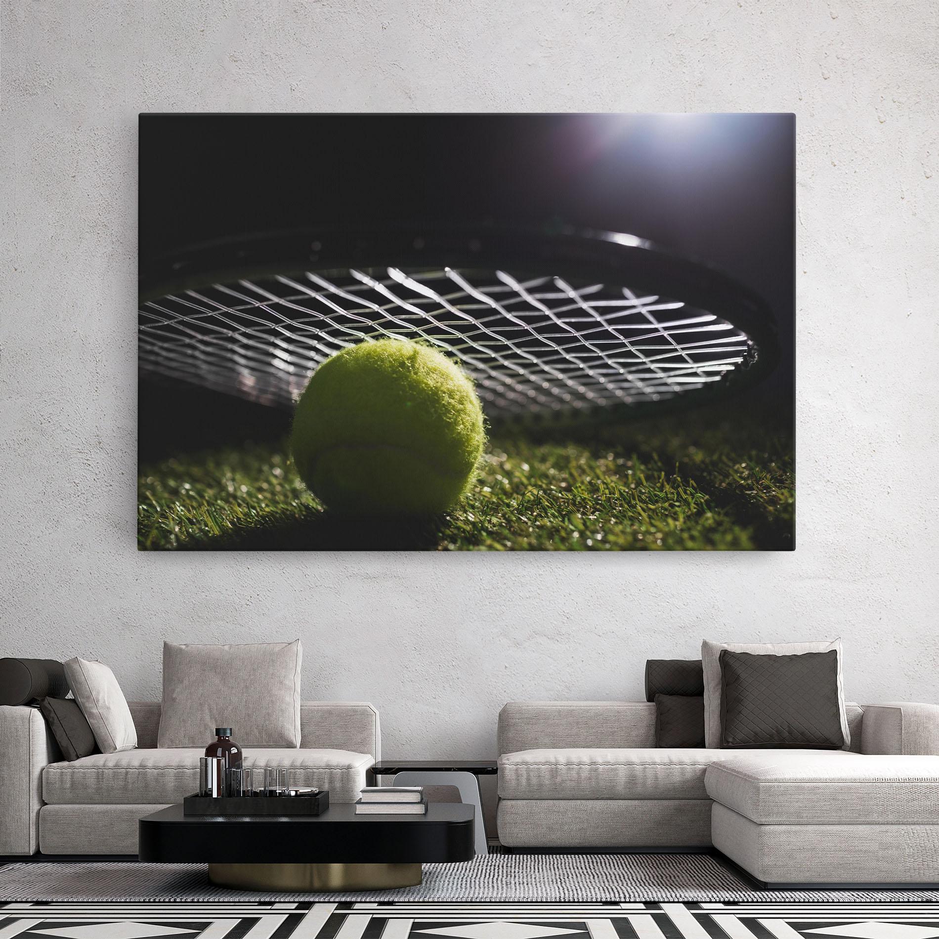Tablou Canvas Close Up Tennis Ball mockup 2