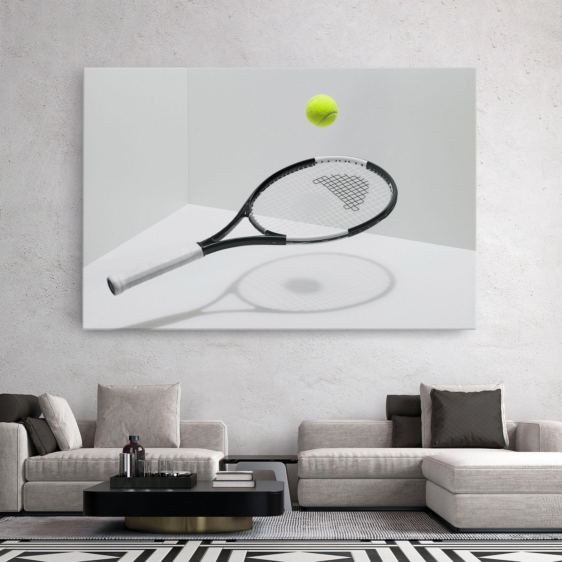 Tablou Canvas Floating Tennis Racket mockup 2