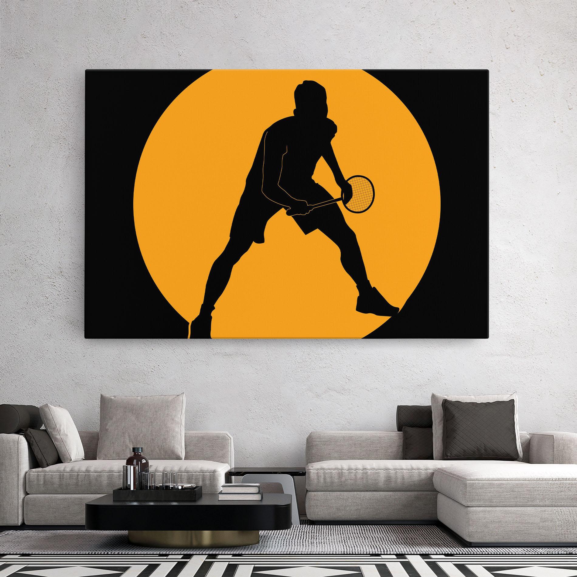 Tablou Canvas Orange Tennis mockup 2