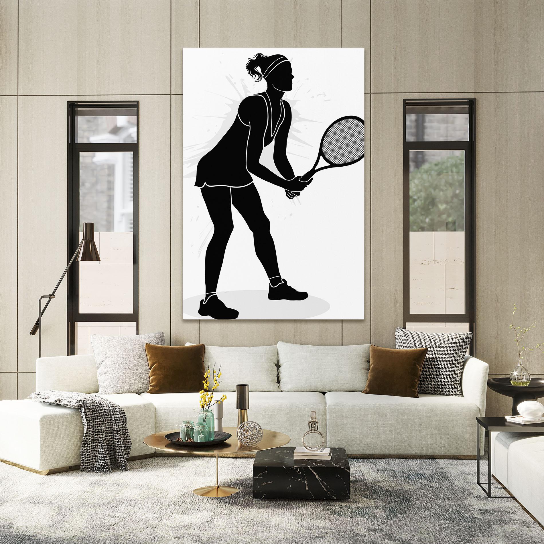 Tablou Canvas Female Tennis Player mockup 2
