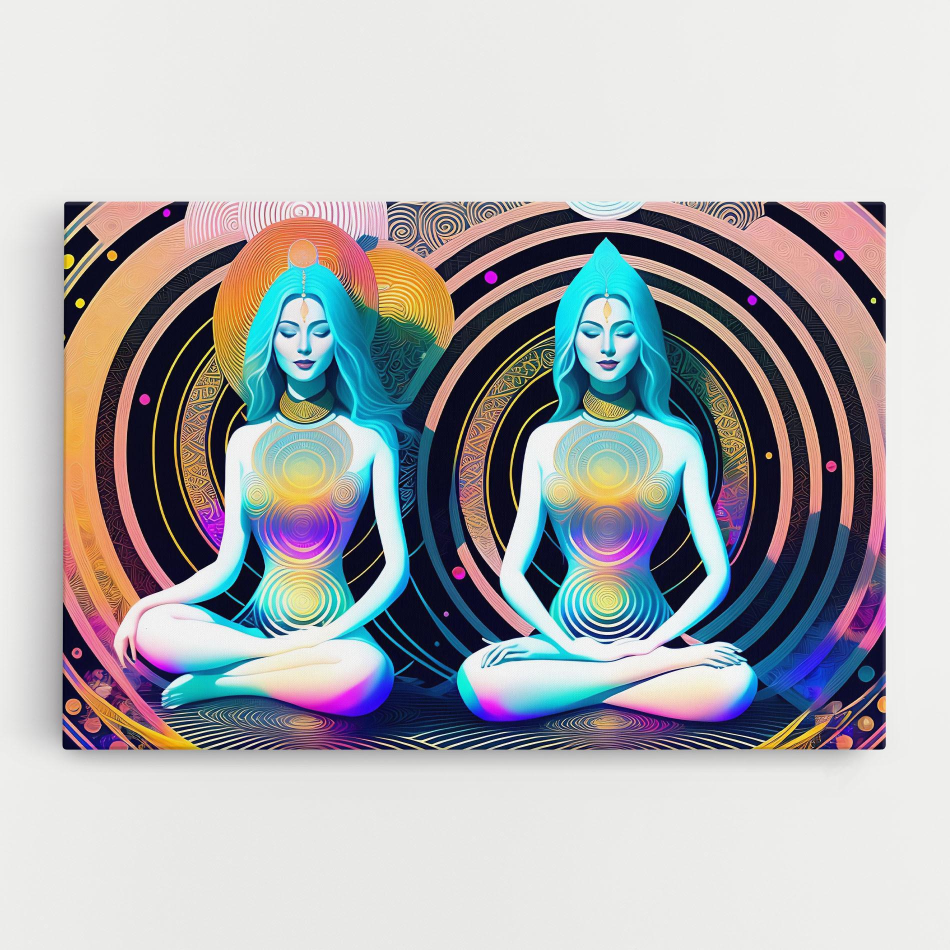 Tablou Canvas Clolorful Illustrations mockup 0