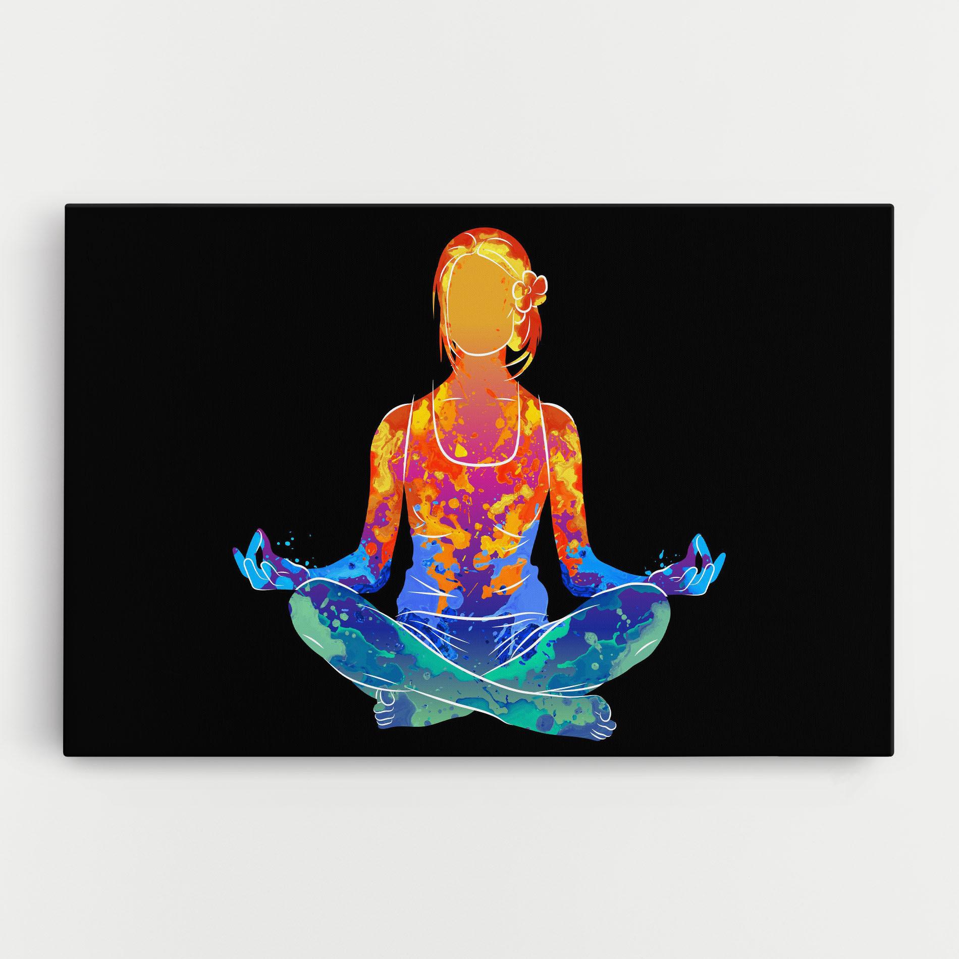 Tablou Canvas Colorful Meditation mockup 0