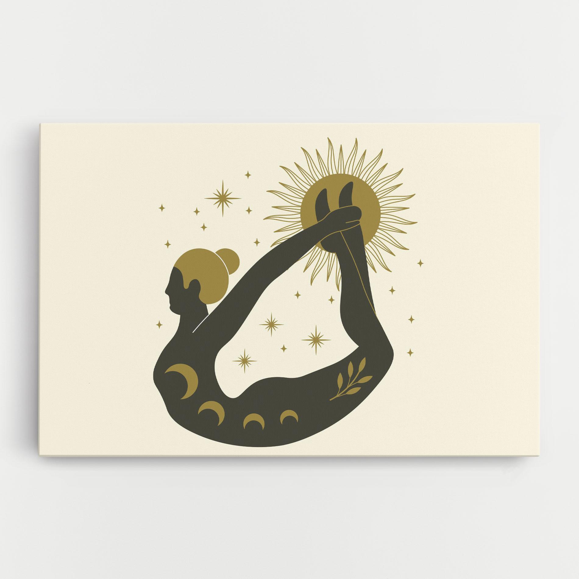 Tablou Canvas Dhanurasana mockup 0