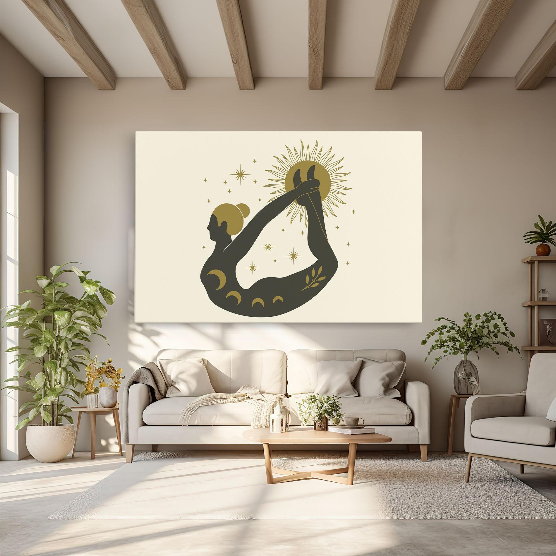 Tablou Canvas Dhanurasana mockup 6