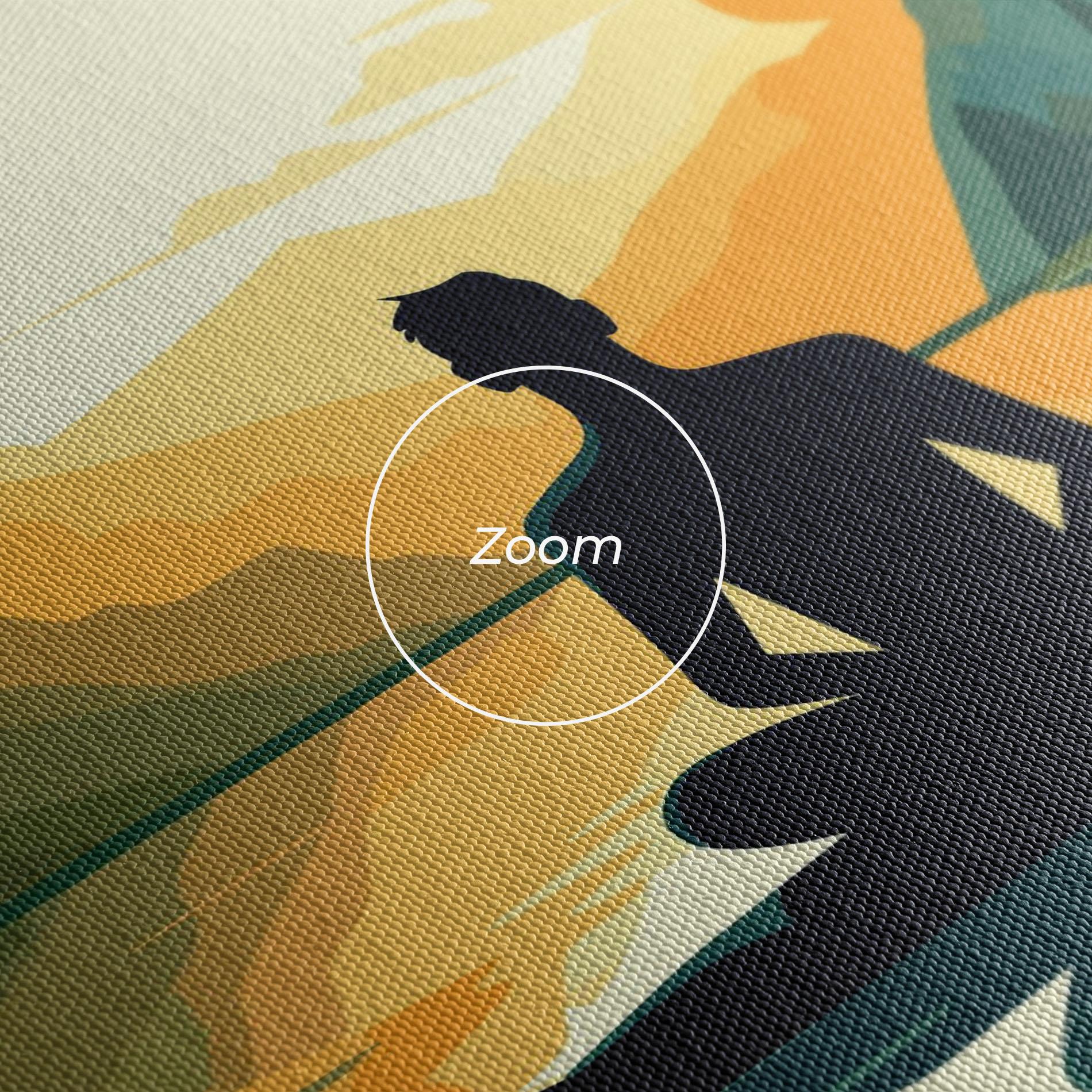 Tablou Canvas Forest Yoga mockup 3