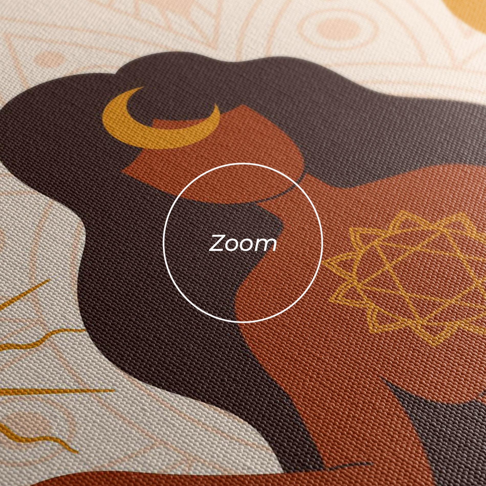 Tablou Canvas Moon Sun Meditation mockup 3