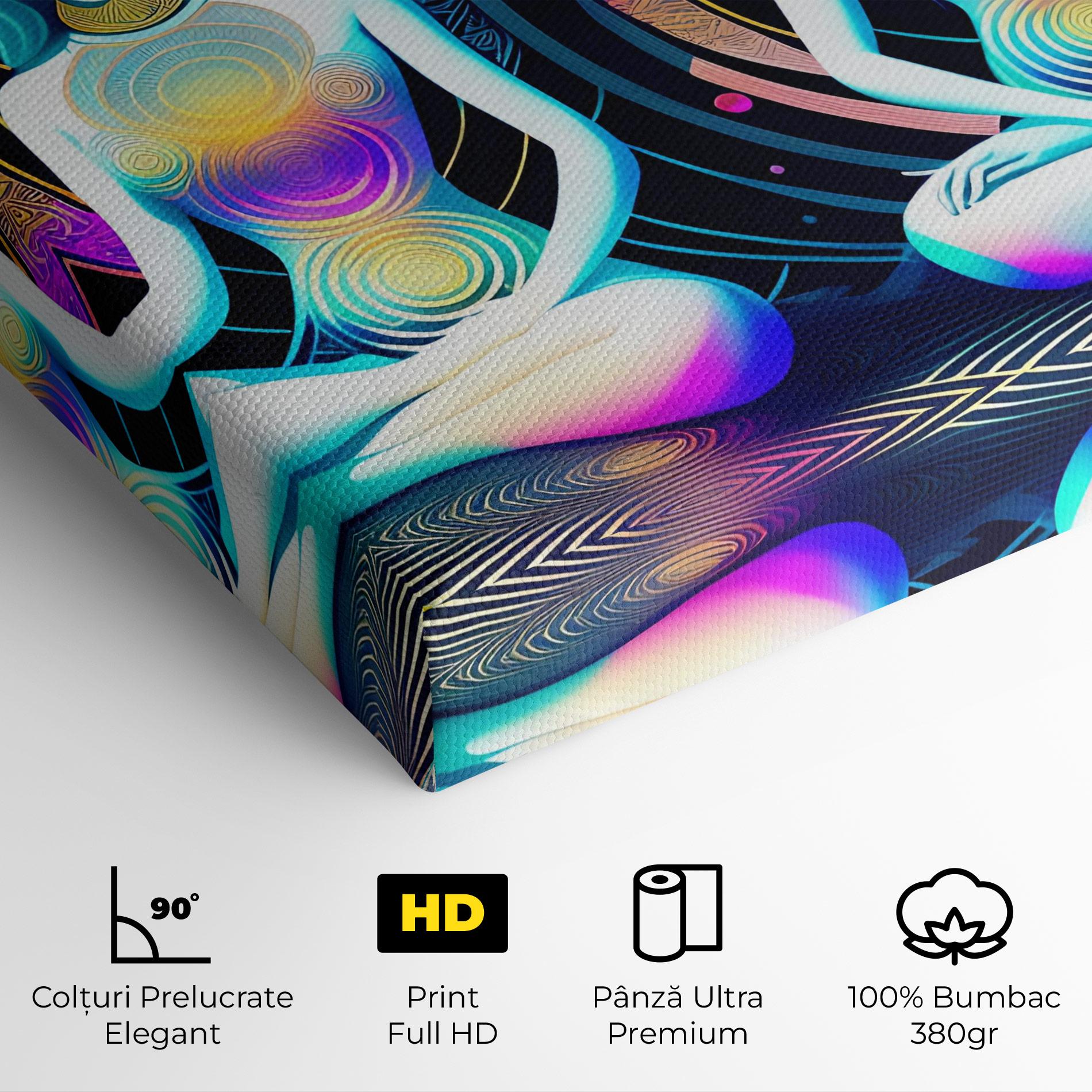 Tablou Canvas Clolorful Illustrations mockup 4