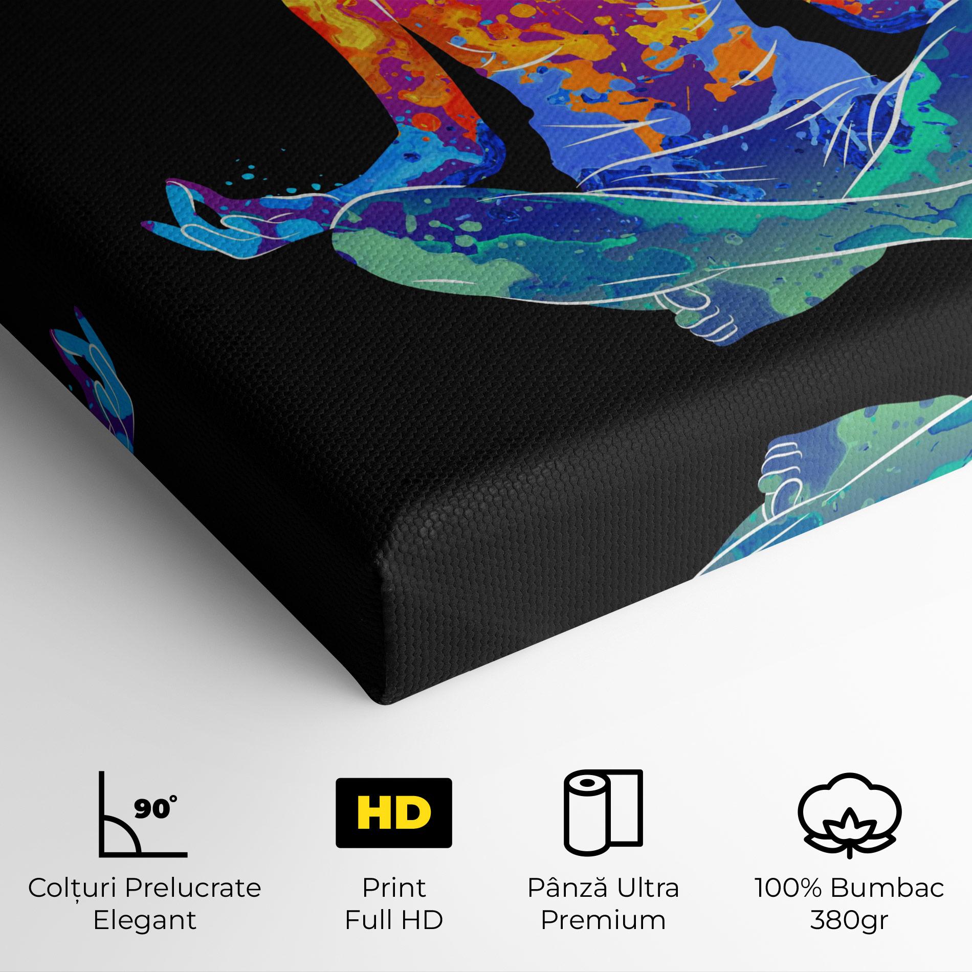 Tablou Canvas Colorful Meditation mockup 4