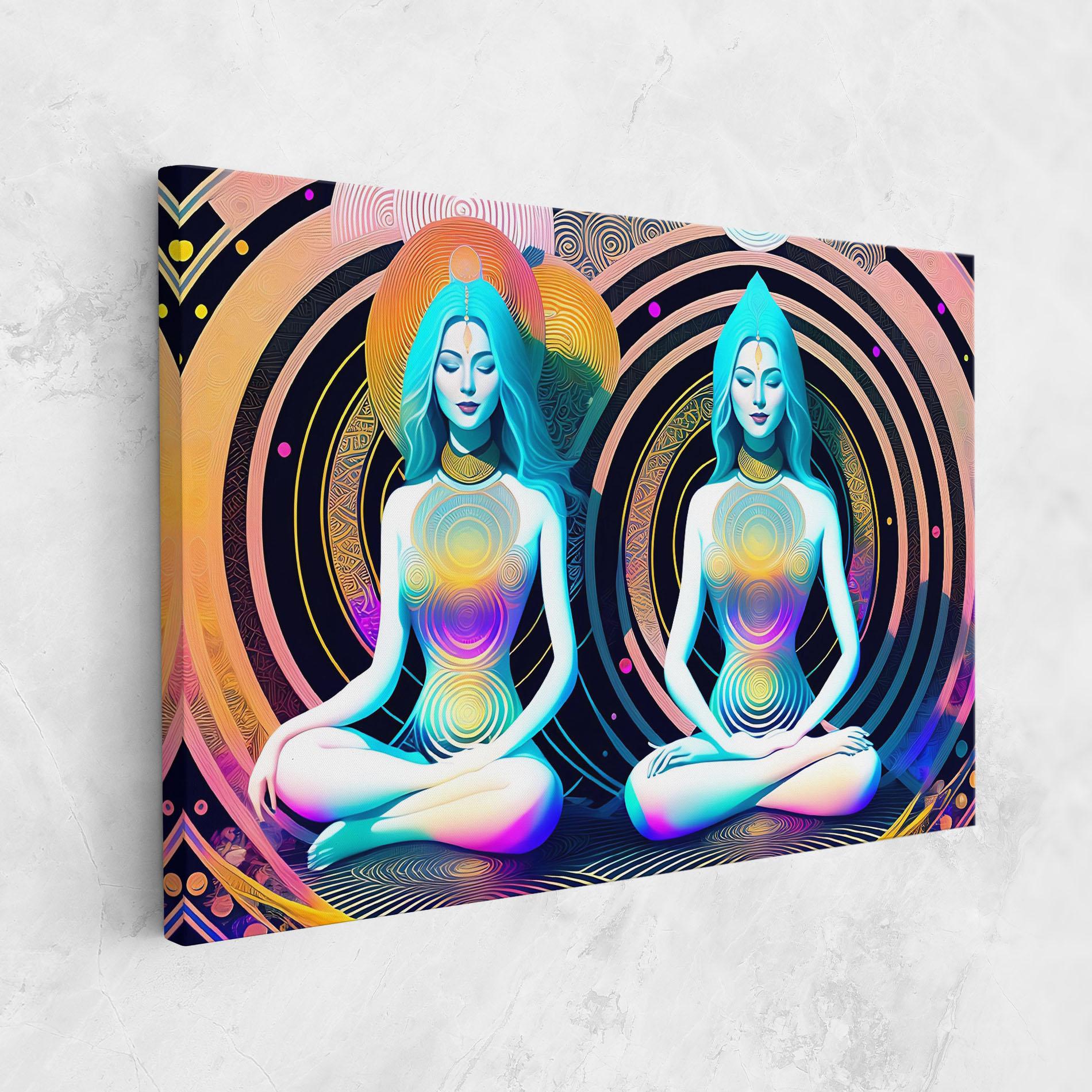 Tablou Canvas Clolorful Illustrations mockup 1