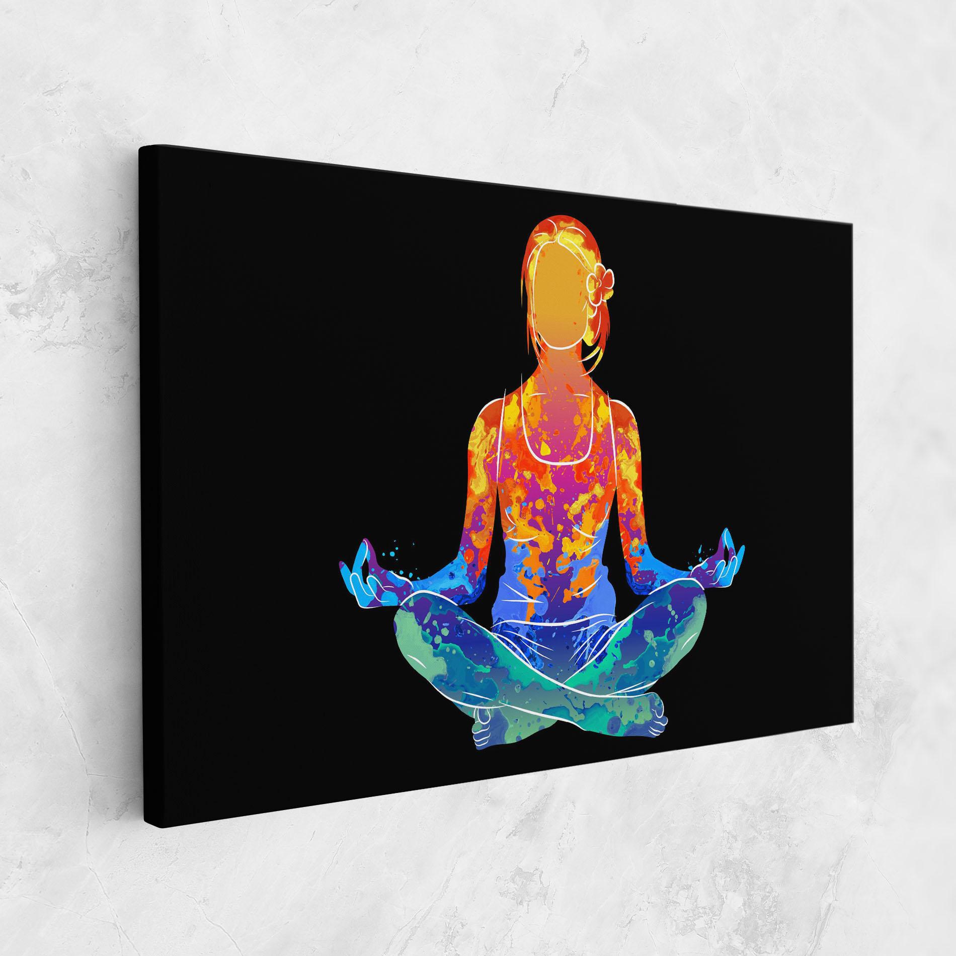 Tablou Canvas Colorful Meditation mockup 1