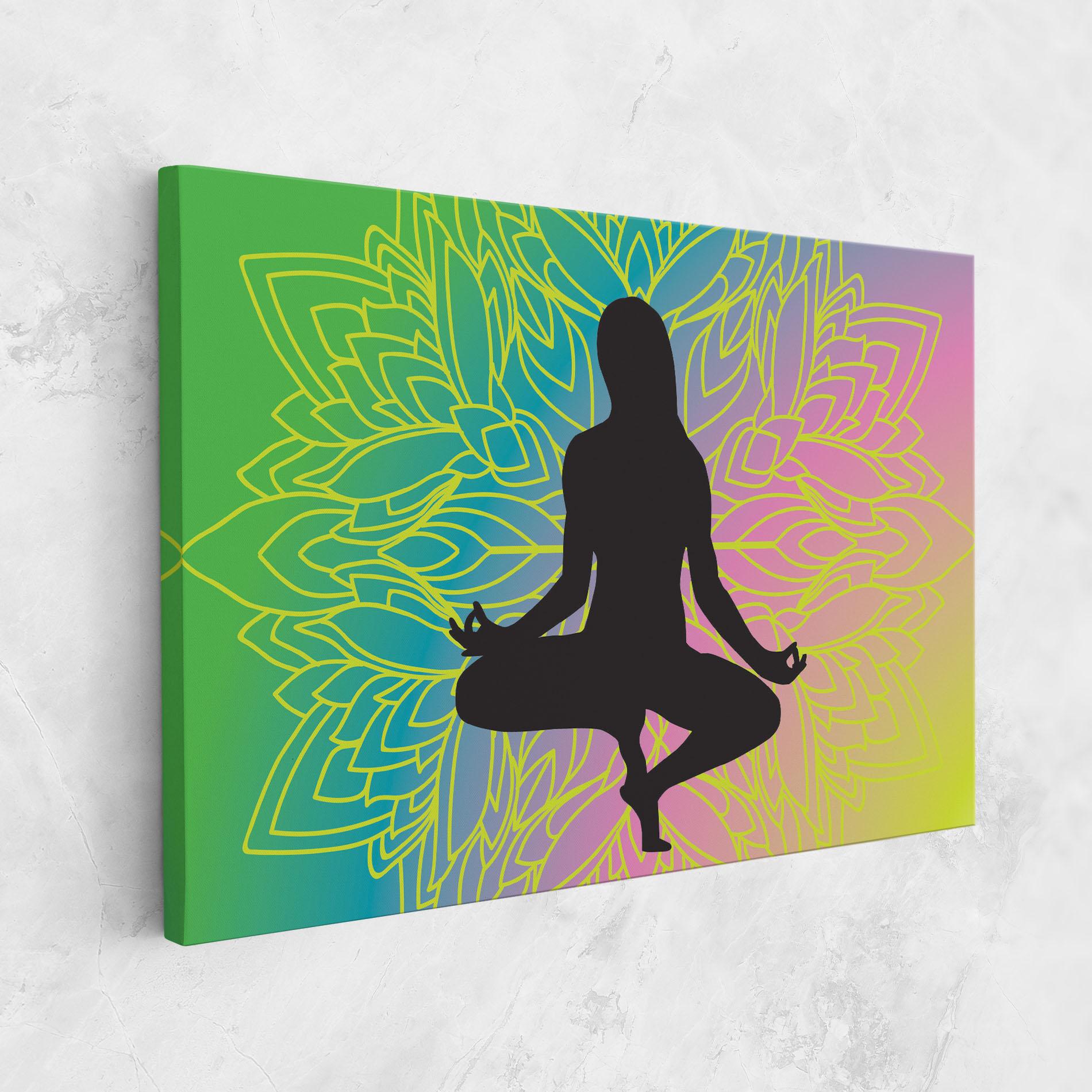 Tablou Canvas Peace Yoga 01 mockup 1