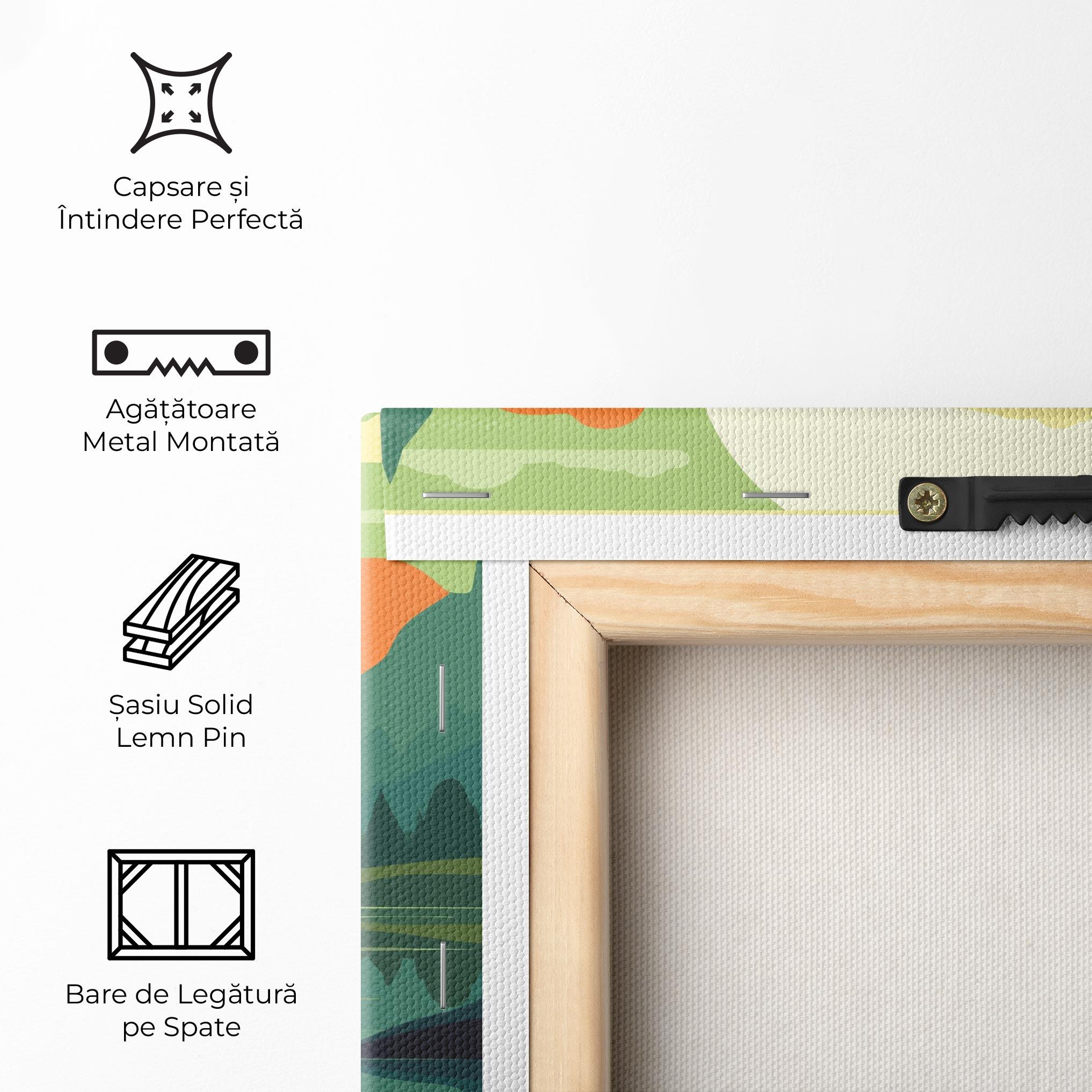 Tablou Canvas Forest Yoga mockup 5