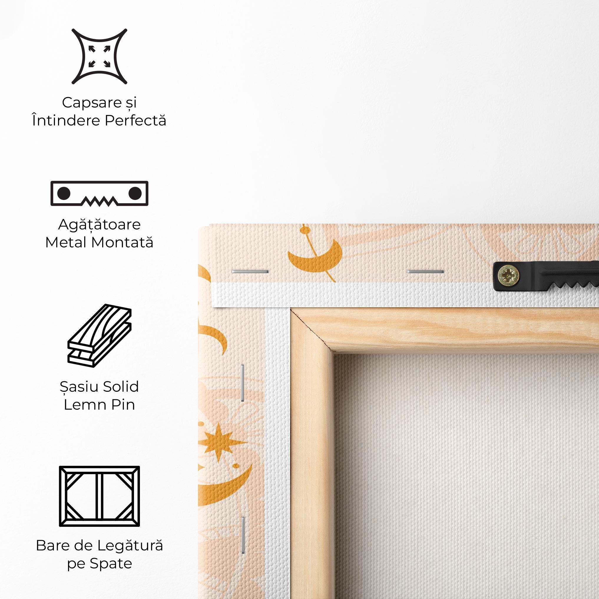 Tablou Canvas Moon Sun Meditation mockup 5