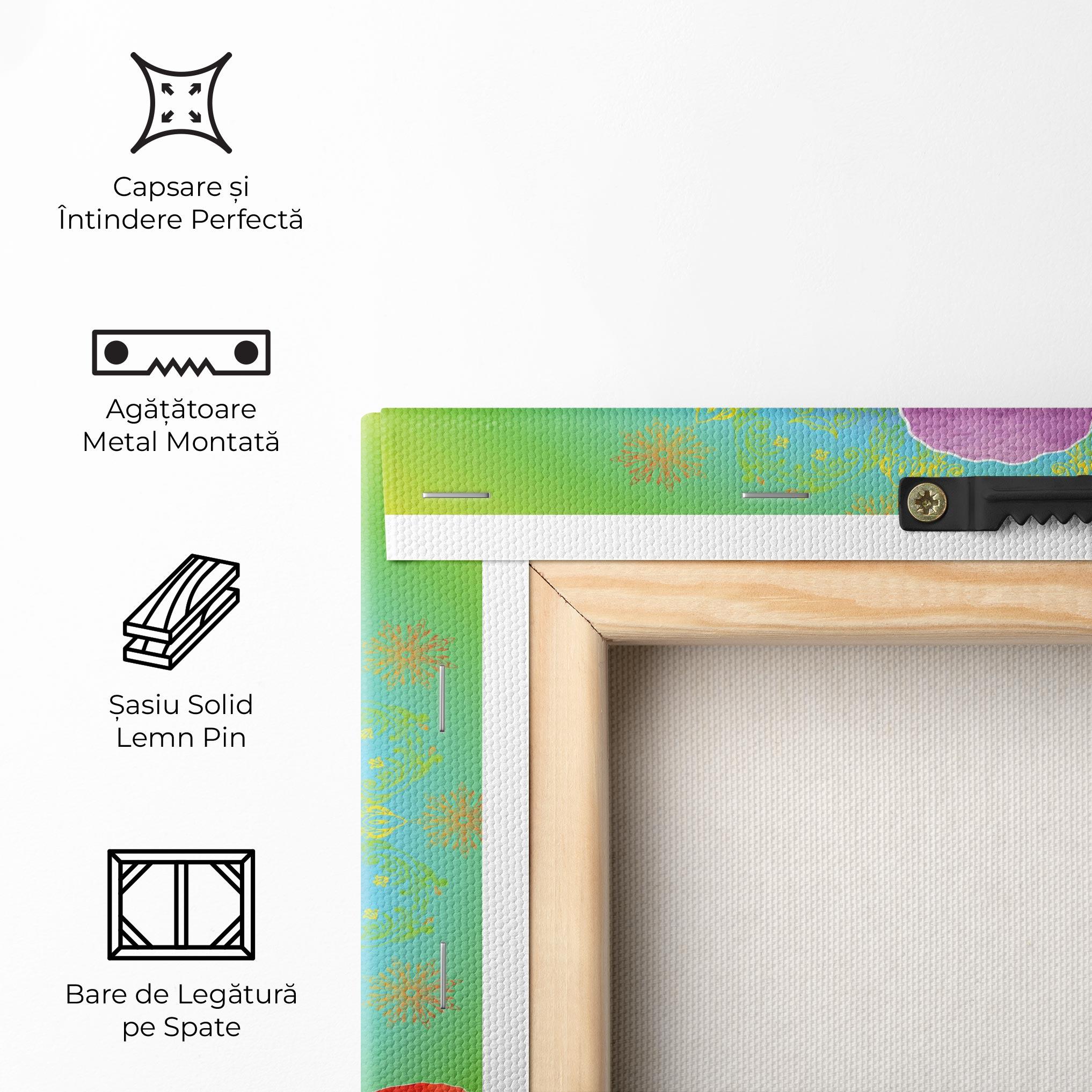Tablou Canvas Rainbow Yoga mockup 5