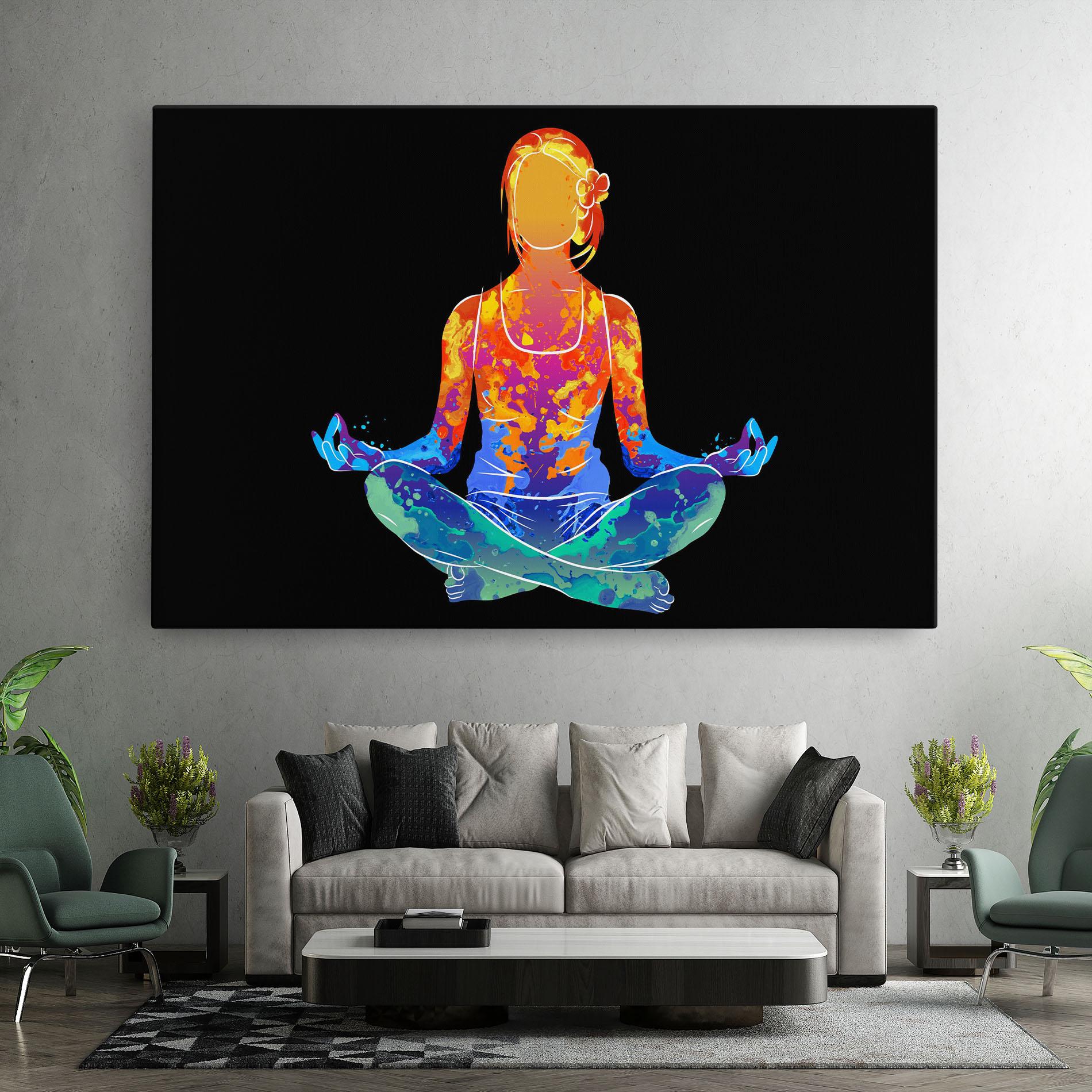 Tablou Canvas Colorful Meditation mockup 7