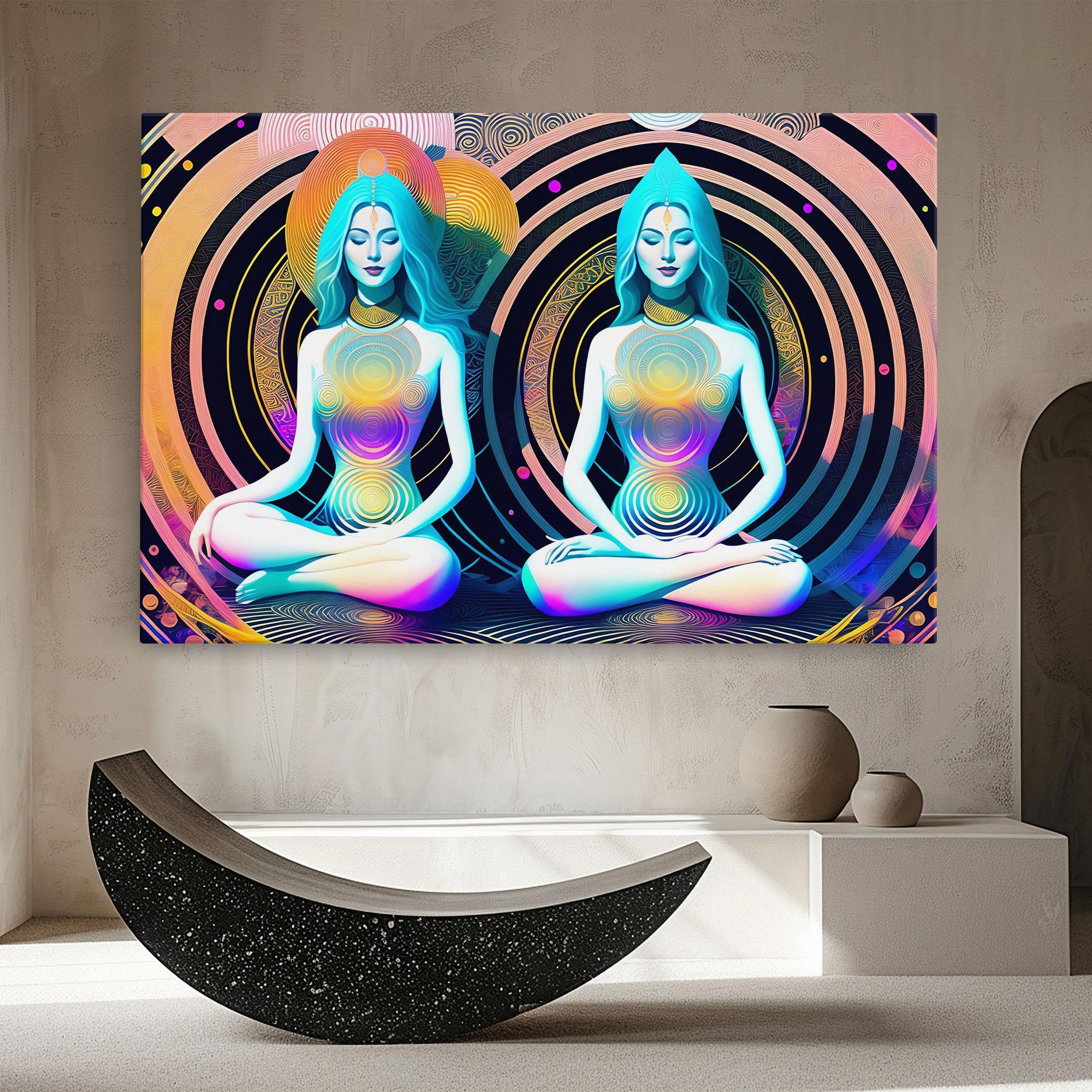 Tablou Canvas Clolorful Illustrations mockup 8