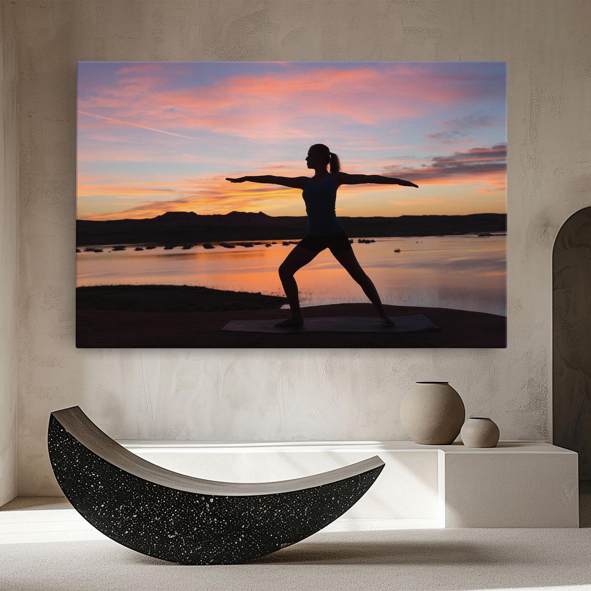 Tablou Canvas Morning Yoga mockup 8