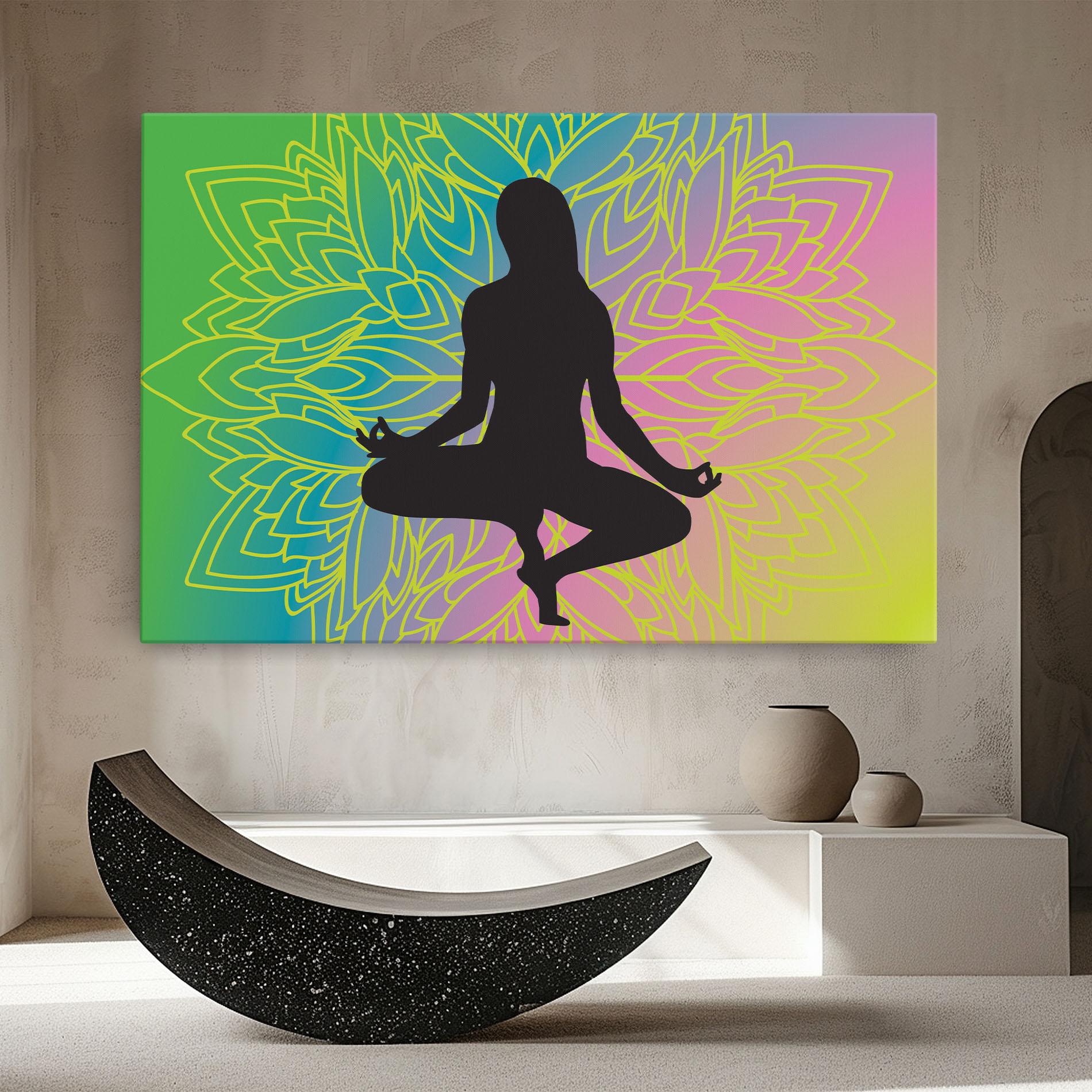 Tablou Canvas Peace Yoga 01 mockup 8