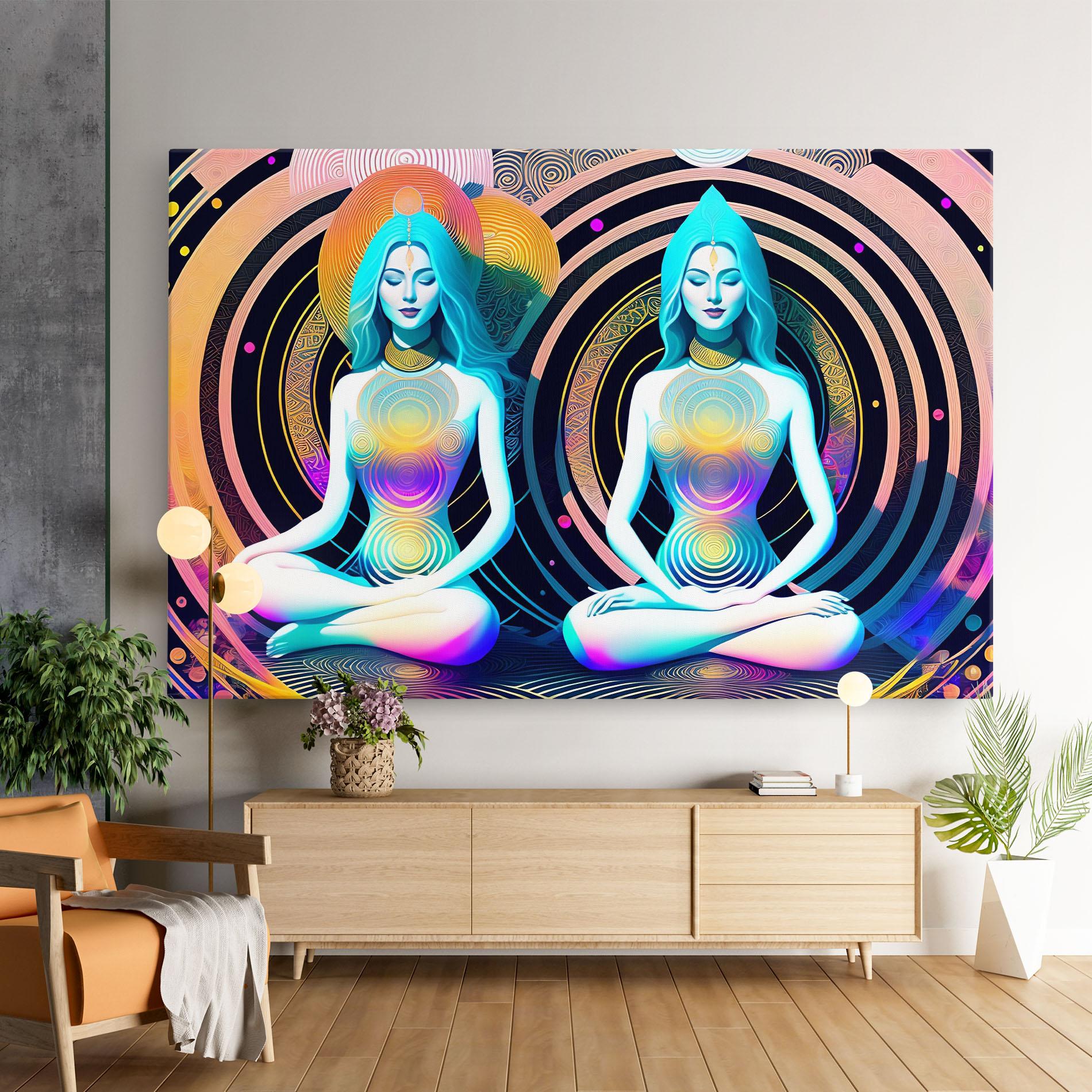 Tablou Canvas Clolorful Illustrations mockup 9