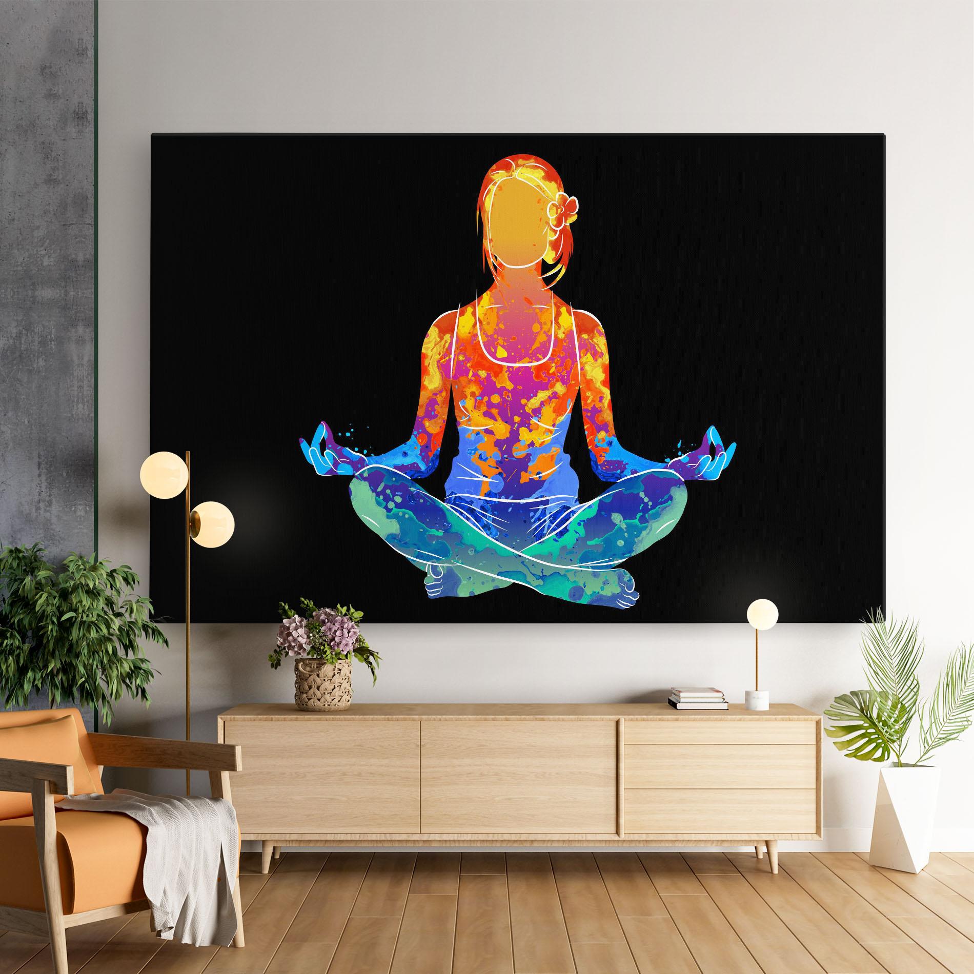 Tablou Canvas Colorful Meditation mockup 9