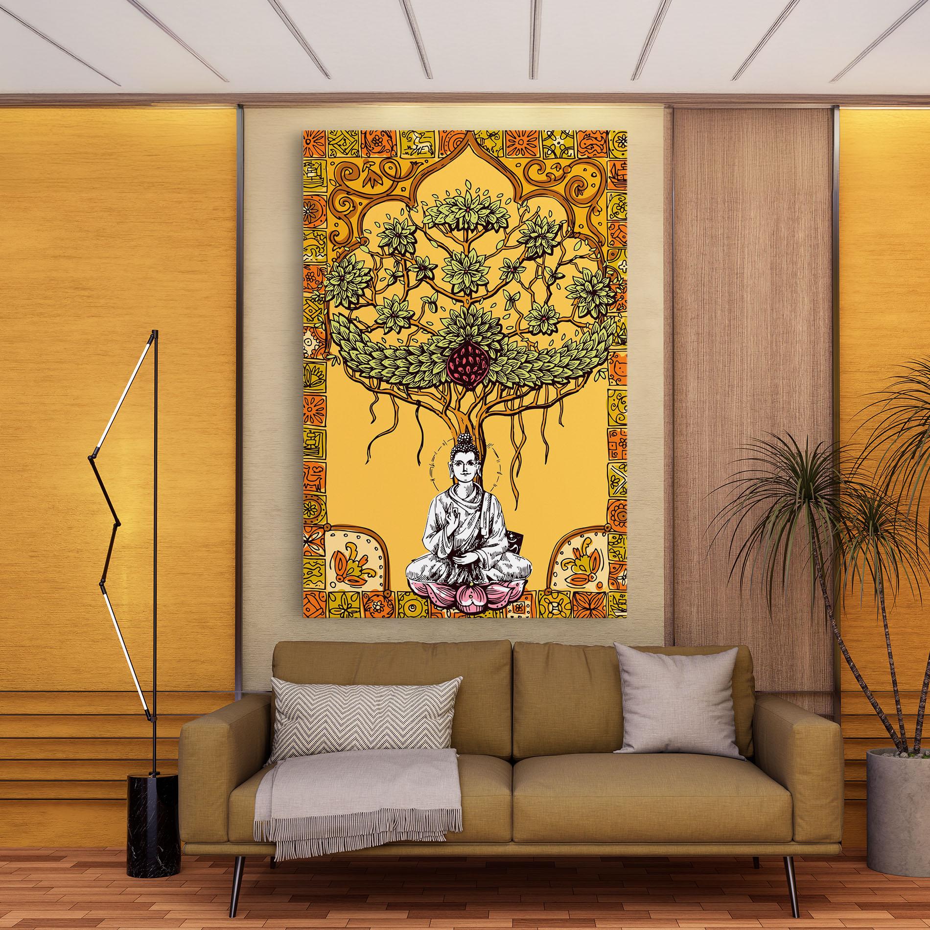 Tablou Canvas Meditation Three mockup 9