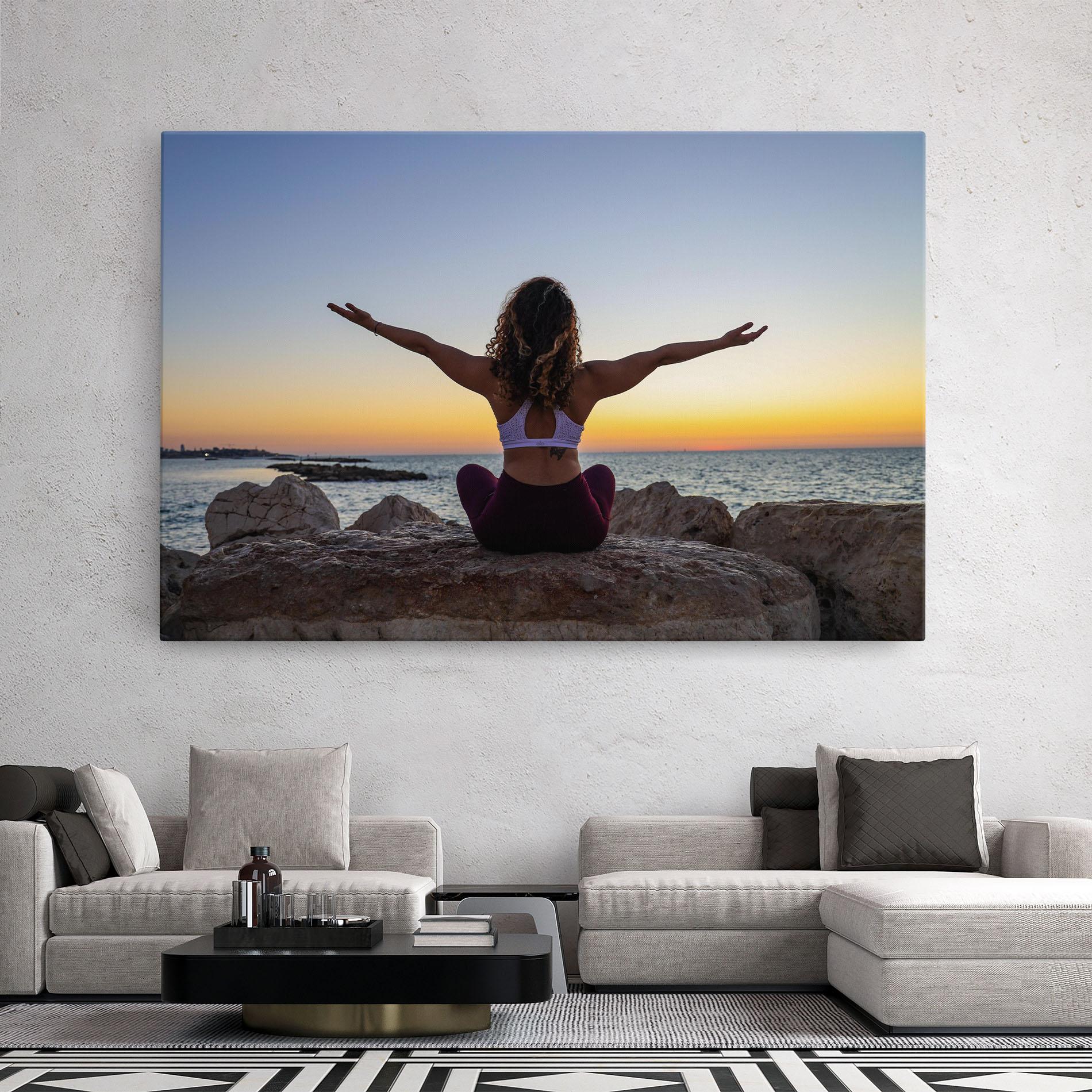 Tablou Canvas Calm Asana mockup 2