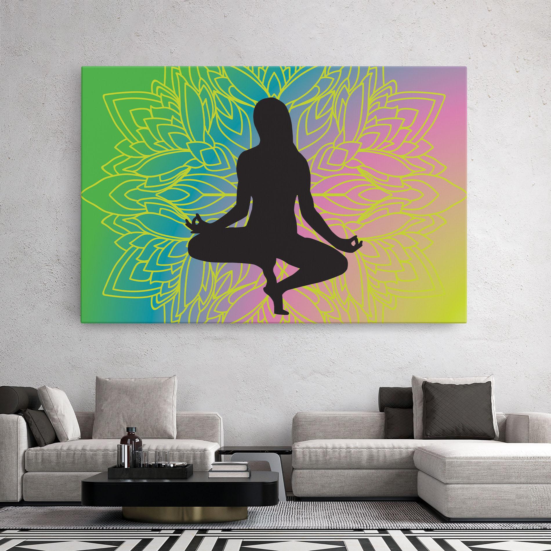 Tablou Canvas Peace Yoga 01 mockup 2
