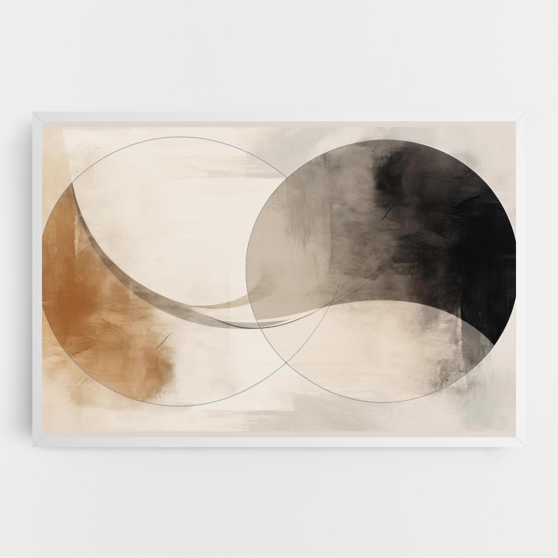Tablou Canvas Abstract Circle Painting mockup 0