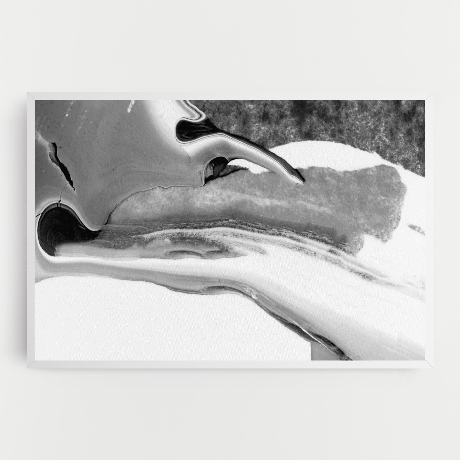 Tablou Canvas White Acrylic Painting mockup 0