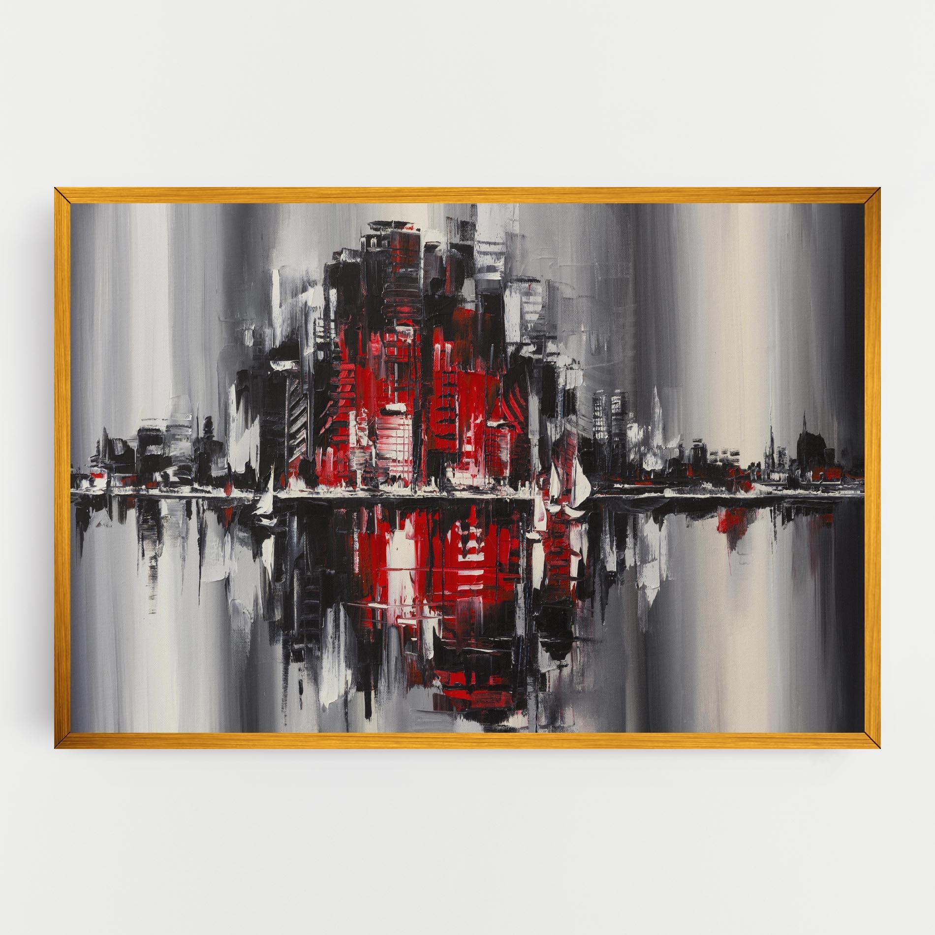 Tablou Canvas Cityscape mockup 0