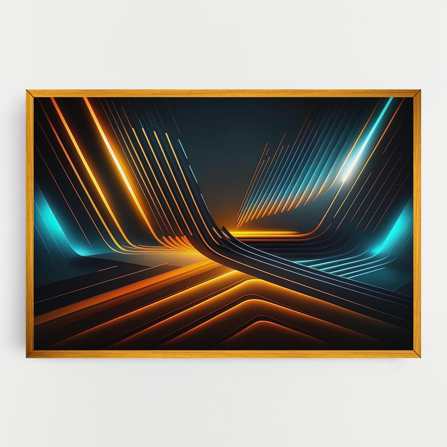 Tablou Canvas Futuristic Background mockup 0