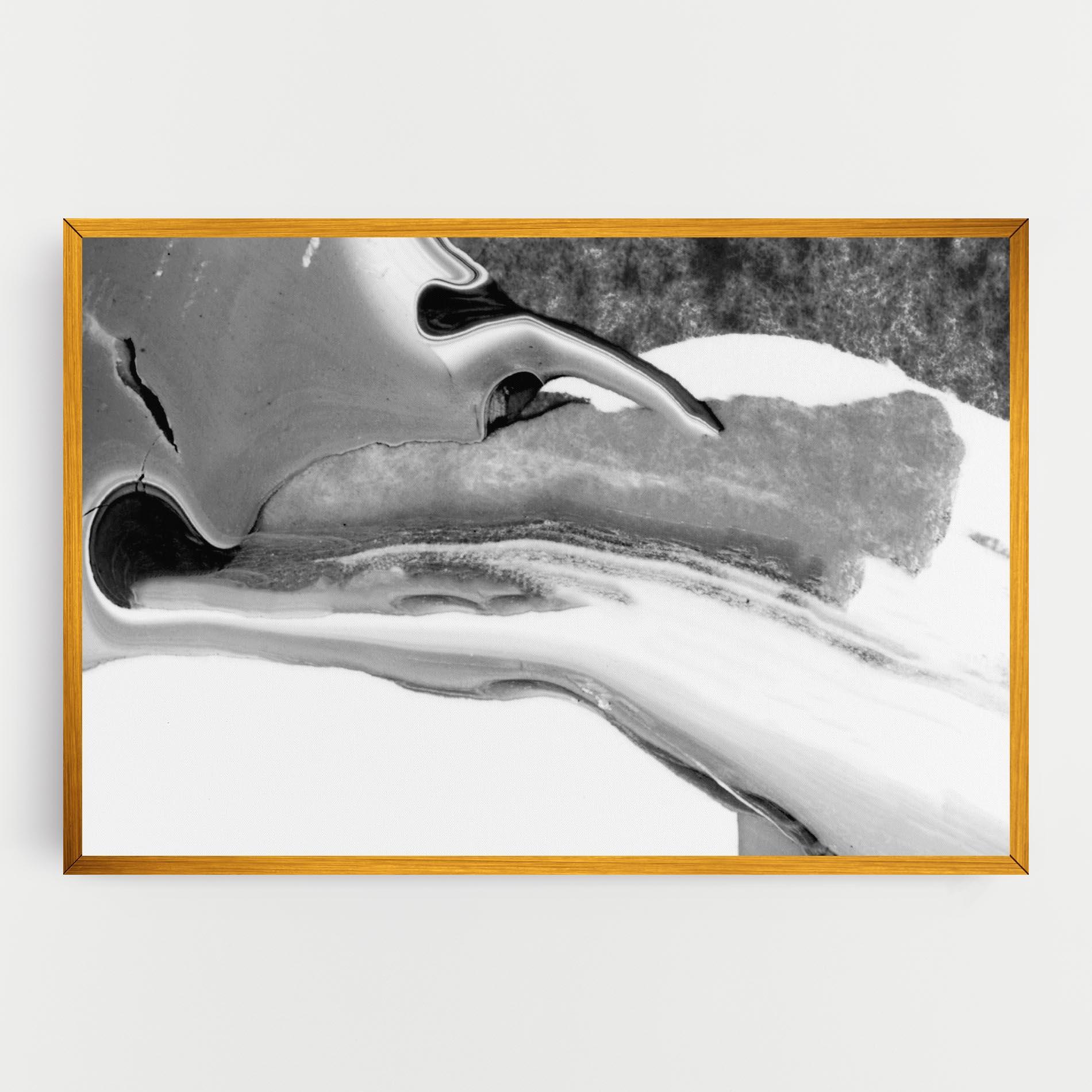 Tablou Canvas White Acrylic Painting mockup 0