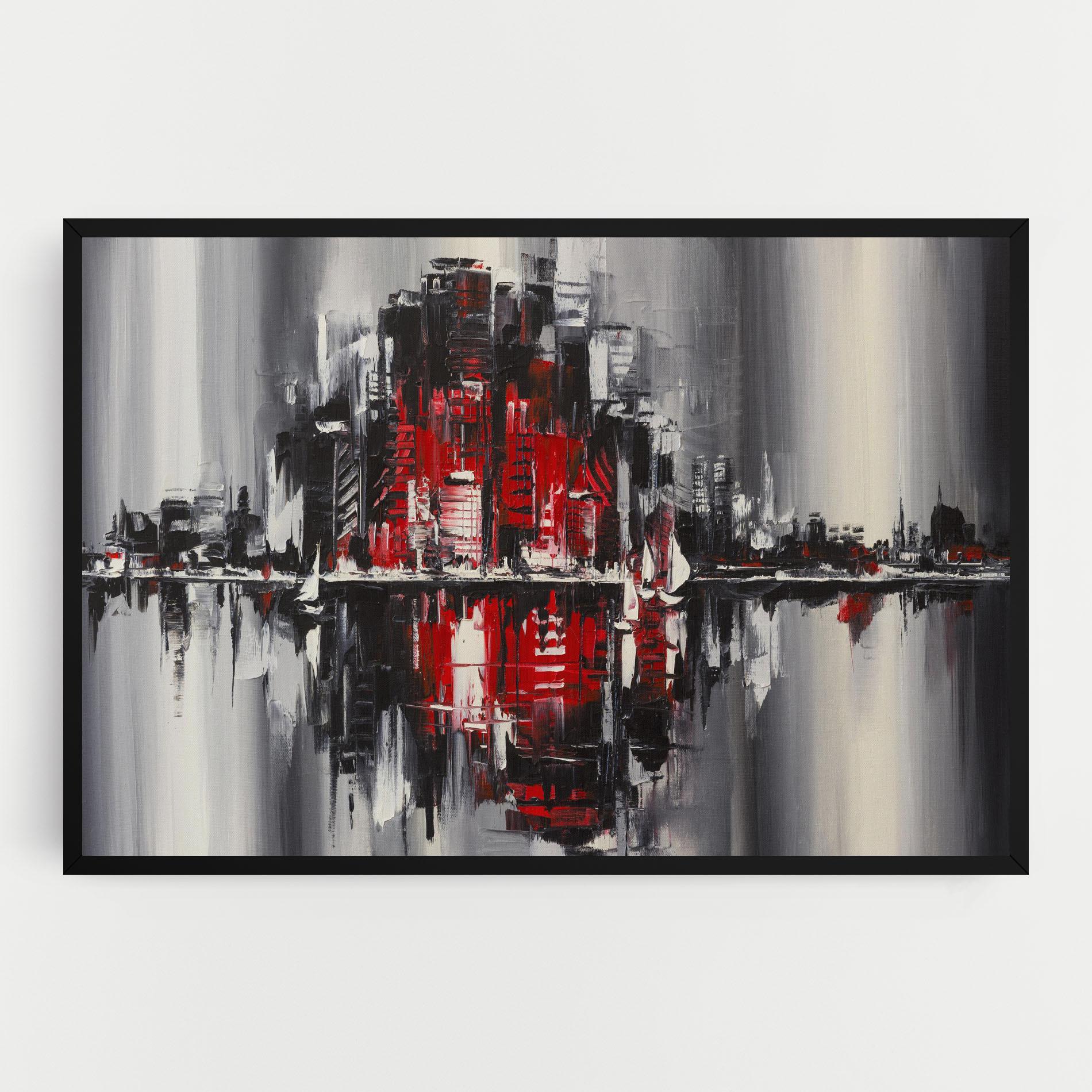 Tablou Canvas Cityscape mockup 0