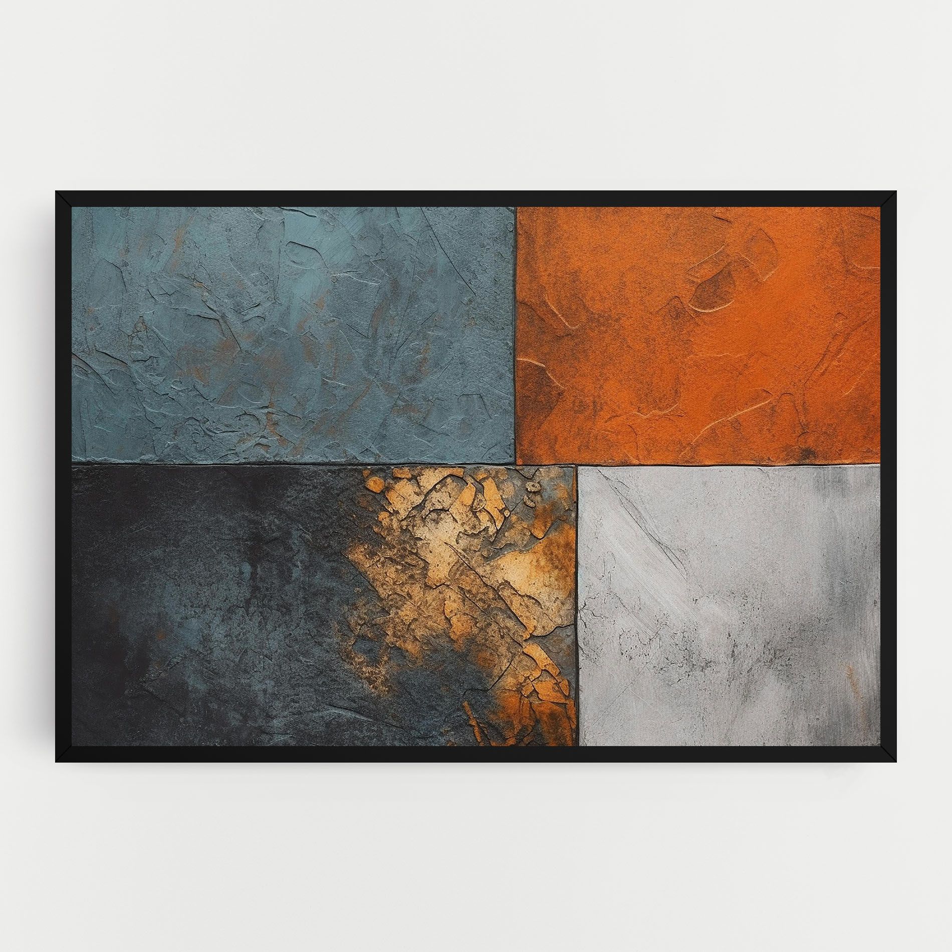 White Square With Gold mockup 0