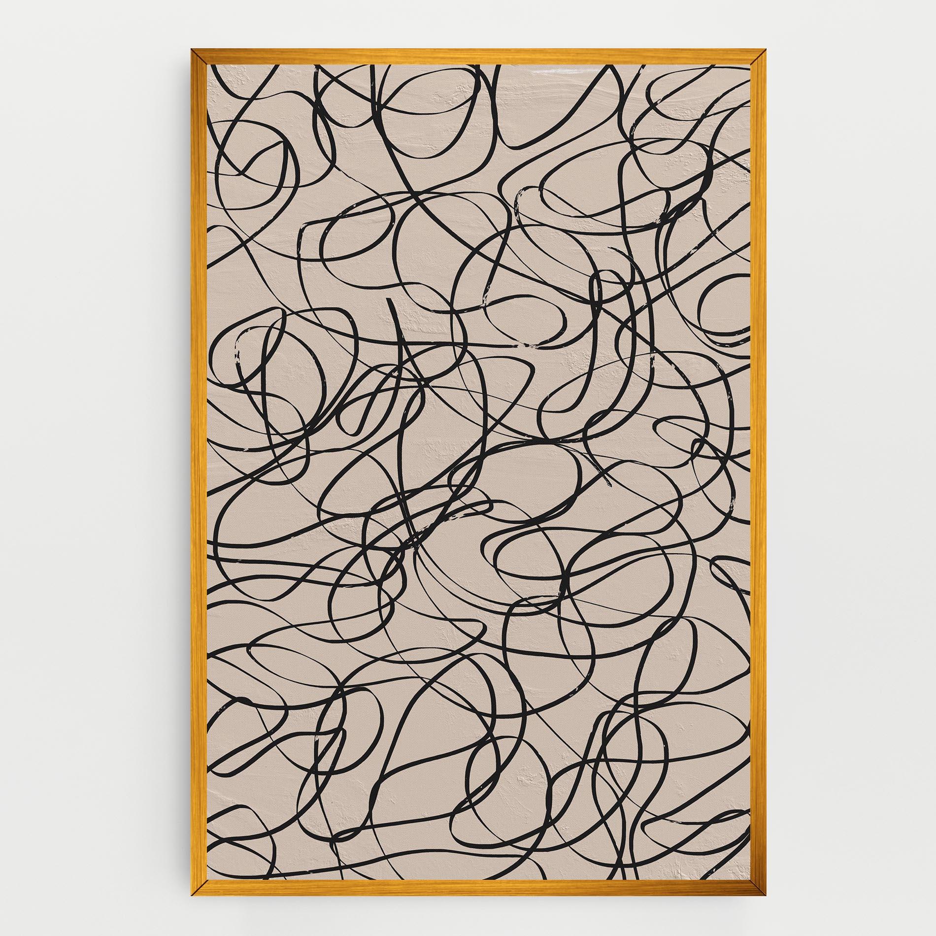 Tablou Canvas Hand Painted Pattern mockup 0