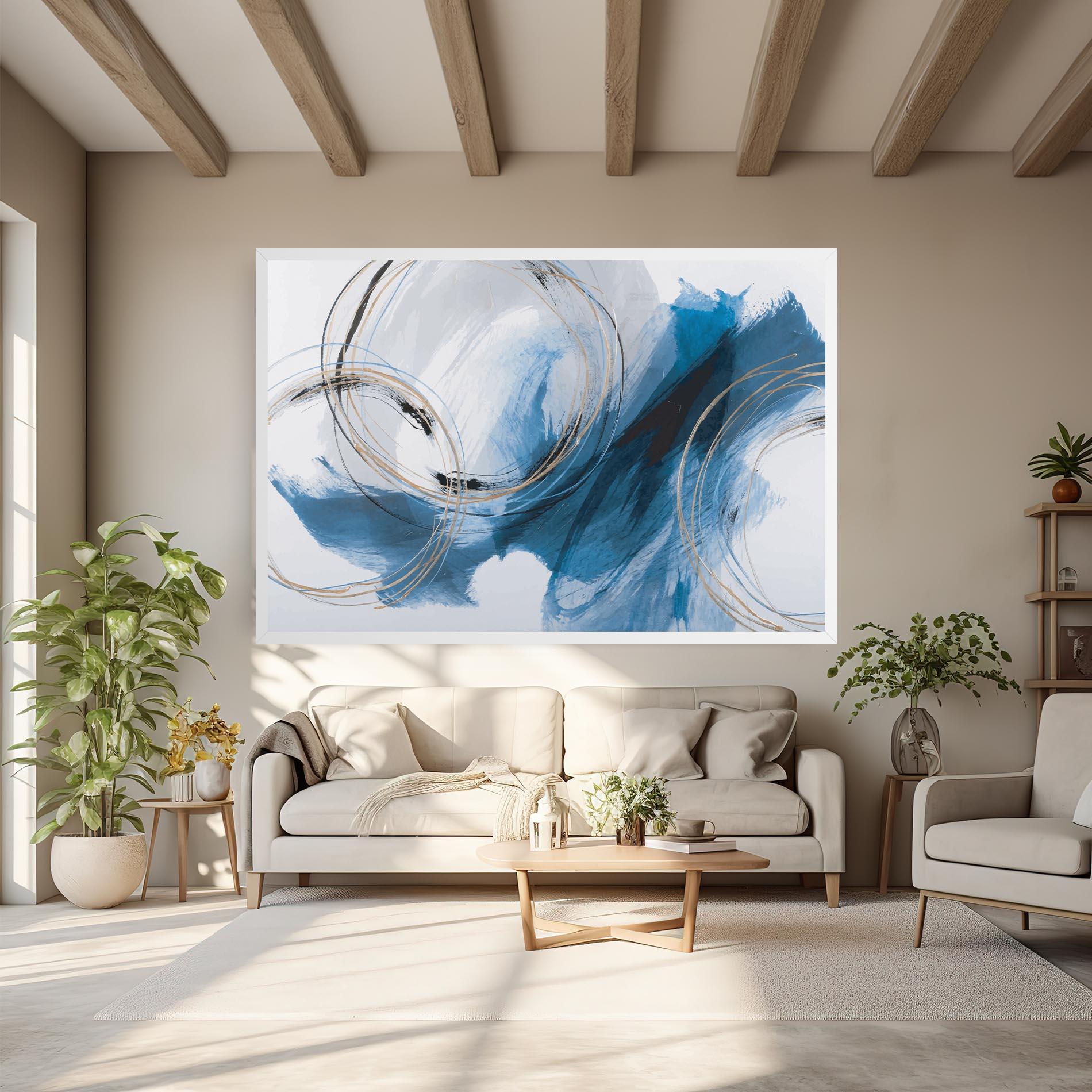 Tablou Canvas Beautiful Abstract Painting mockup 6