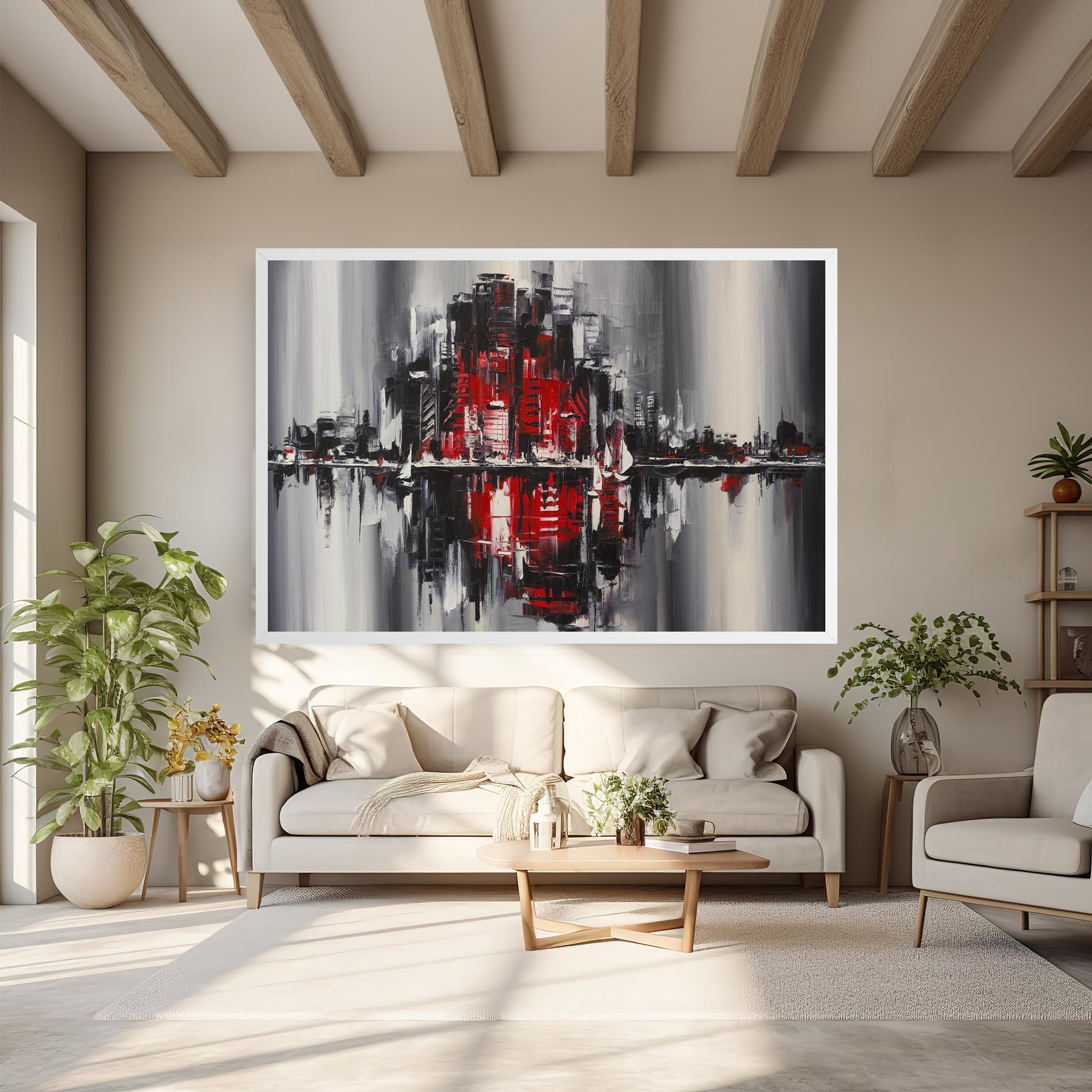 Tablou Canvas Cityscape mockup 6